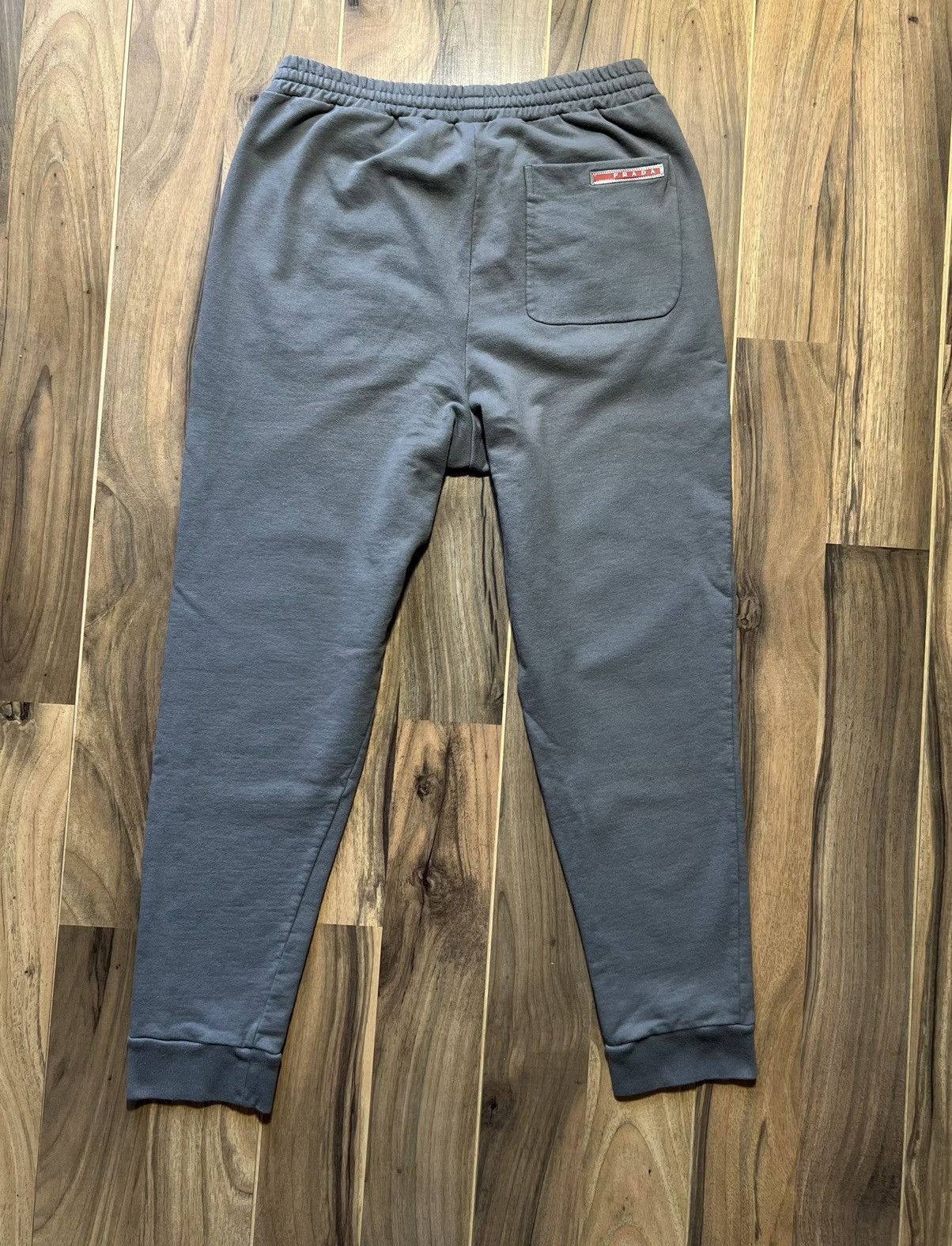 Prada Prada red tap pants joggers sweat Size US 30 / EU 46 - 3 Thumbnail