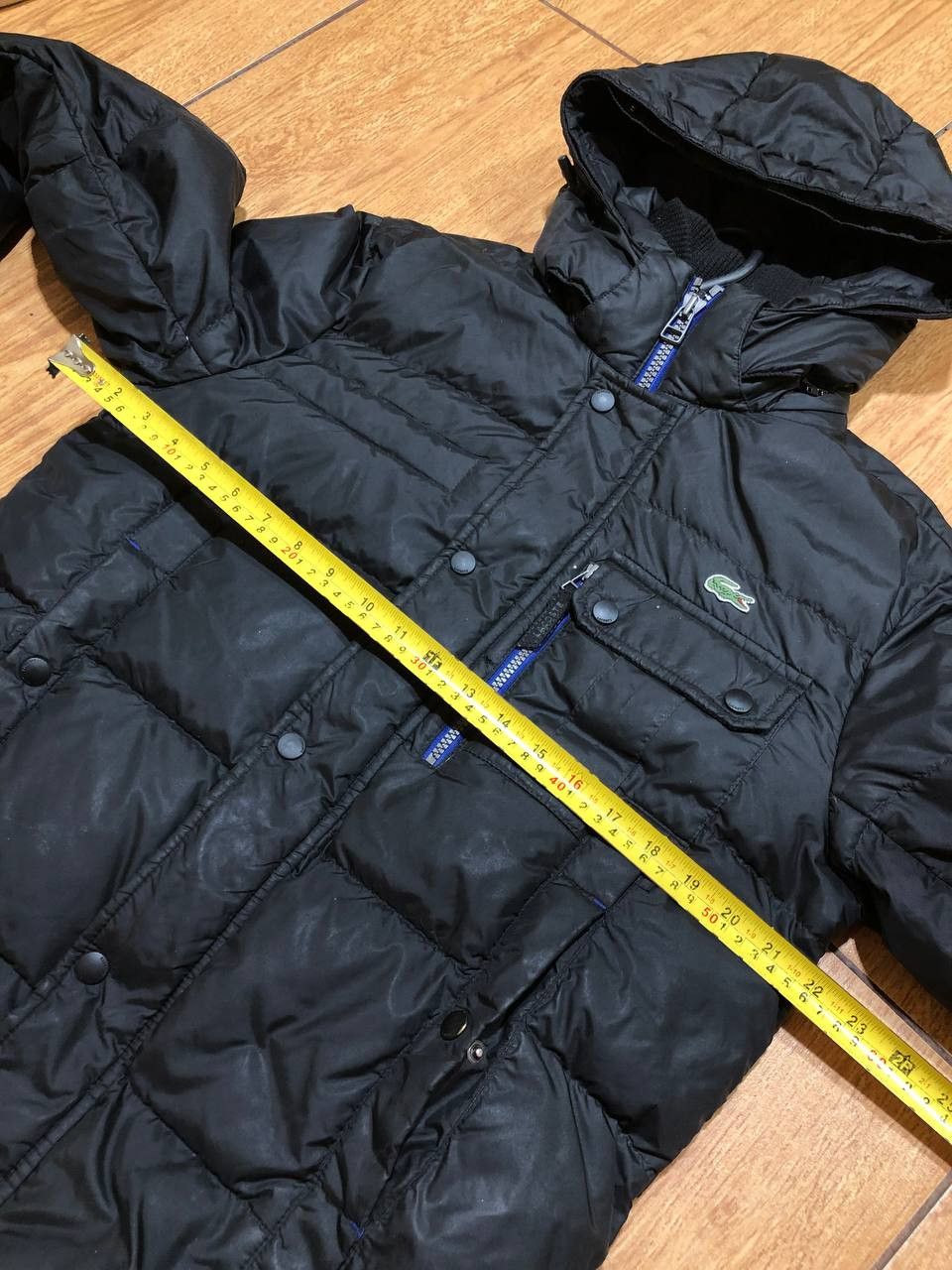 Lacoste Hooded Down Puffer Jacket VINTAGE STREETWEAR
