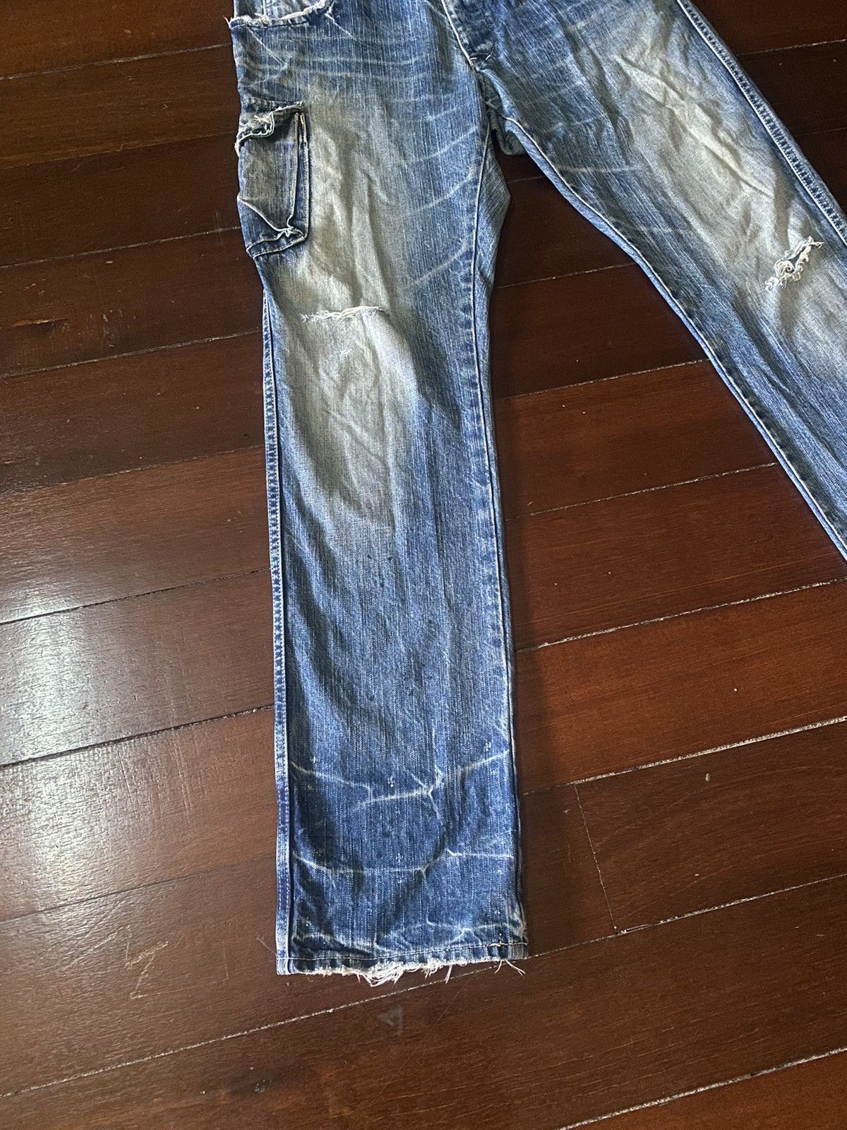 Orslow FIRE 🔥 JOHN BULL KOJIMA JAPAN CARGO DISTRESSED HONEY COMB Size US 36 / EU 52 - 3 Thumbnail