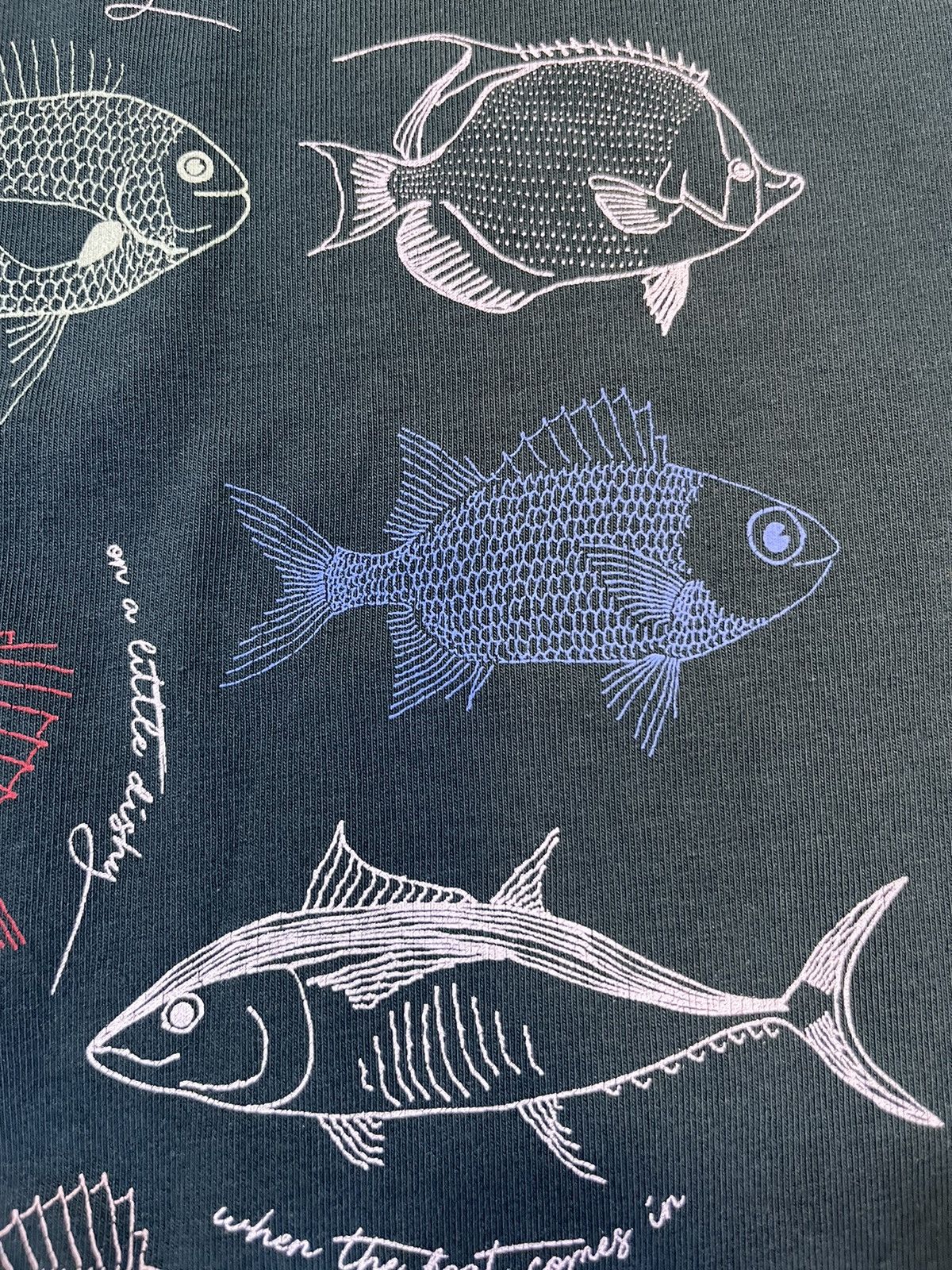 Barbour Barbour Bay Women’s Long Sleeve Top Fish Print Dark Green M Size M / US 6-8 / IT 42-44 - 13 Thumbnail