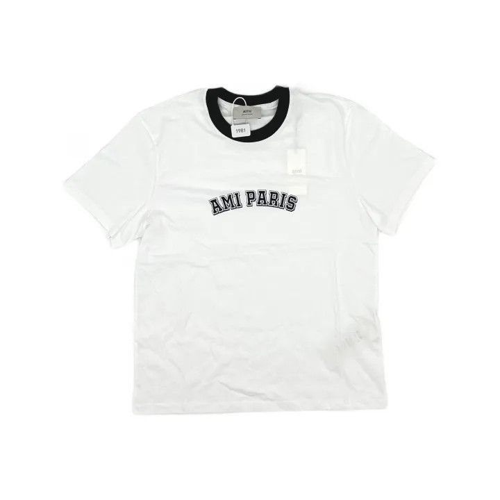 AMI Ami Paris Color Block Graphic Short Sleeve T-Shirt -2507 Size US L / EU 52-54 / 3 - 2 Thumbnail