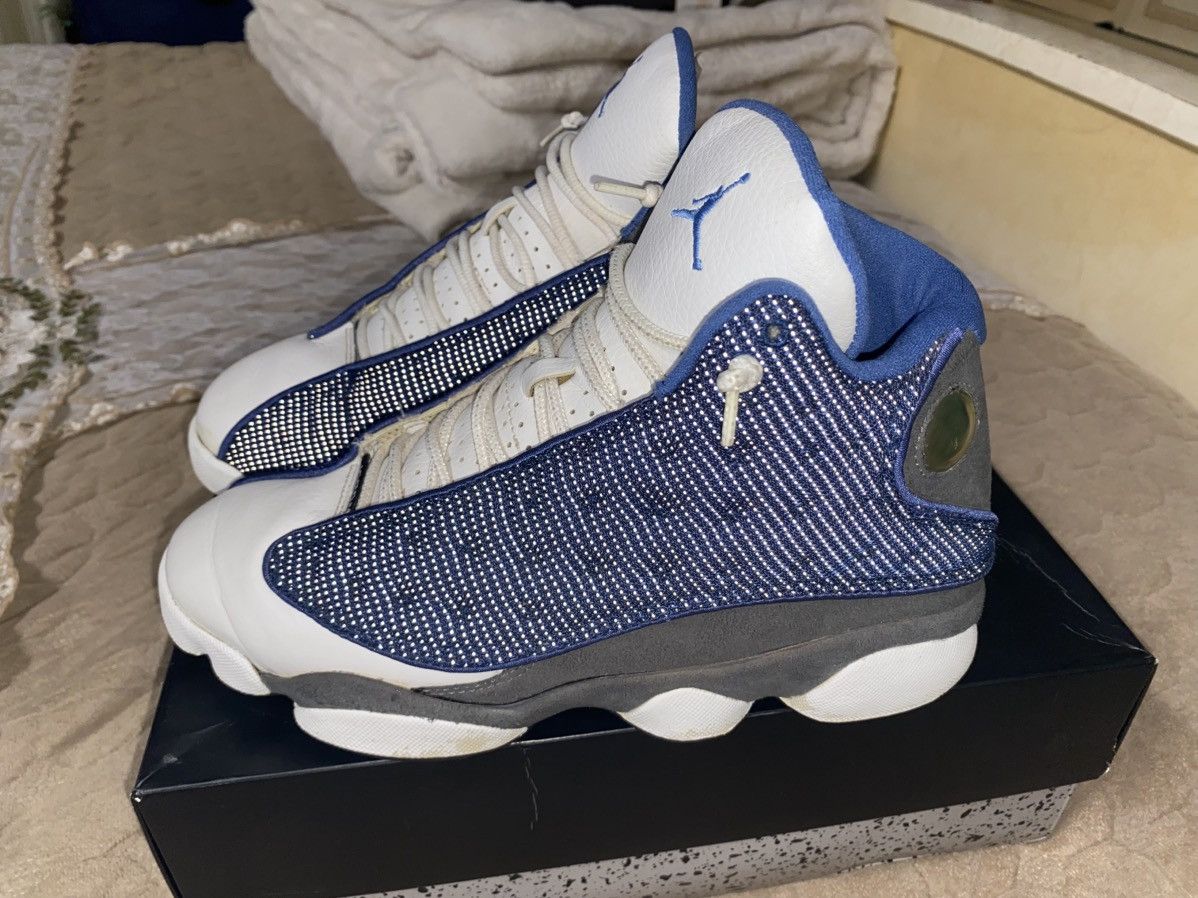 Jordan Brand Air Jordan 13 2005 OG Flint Blue Size US 8 / EU 41 - 2 Thumbnail