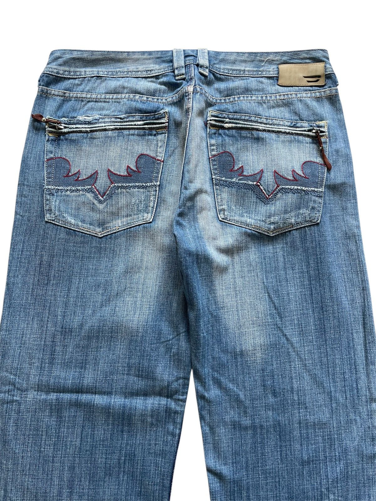 Diesel × Vintage Vintage Diesel Industry Baggy Jeans Size US 36 / EU 52 - 4 Thumbnail