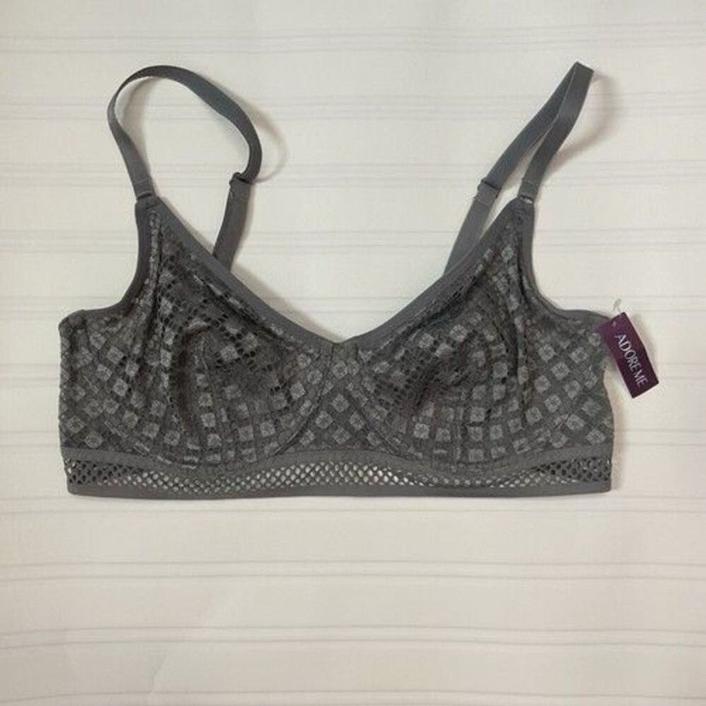 Other NWT Adore Me Lace Unlined Cups Underwire Bra Women Size 36D Size ONE SIZE - 1 Thumbnail