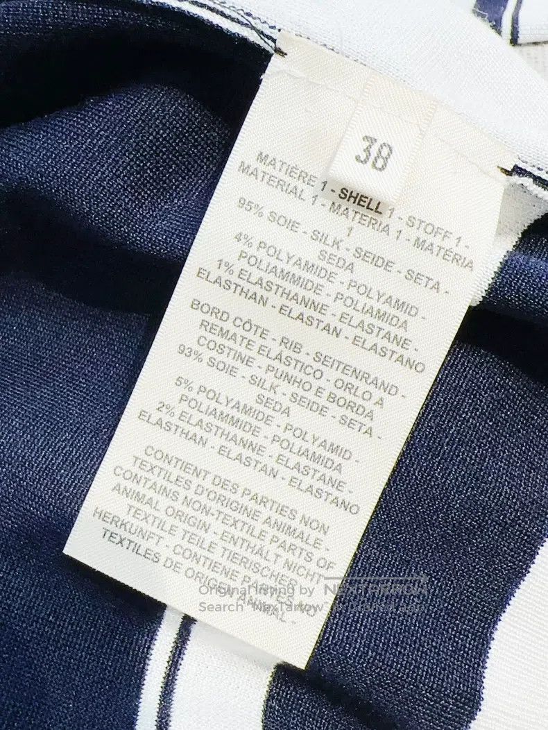 Hermes Hermes Blue and white plaid rope pattern long cardigan Size XS / US 0-2 / IT 36-38 - 7 Thumbnail