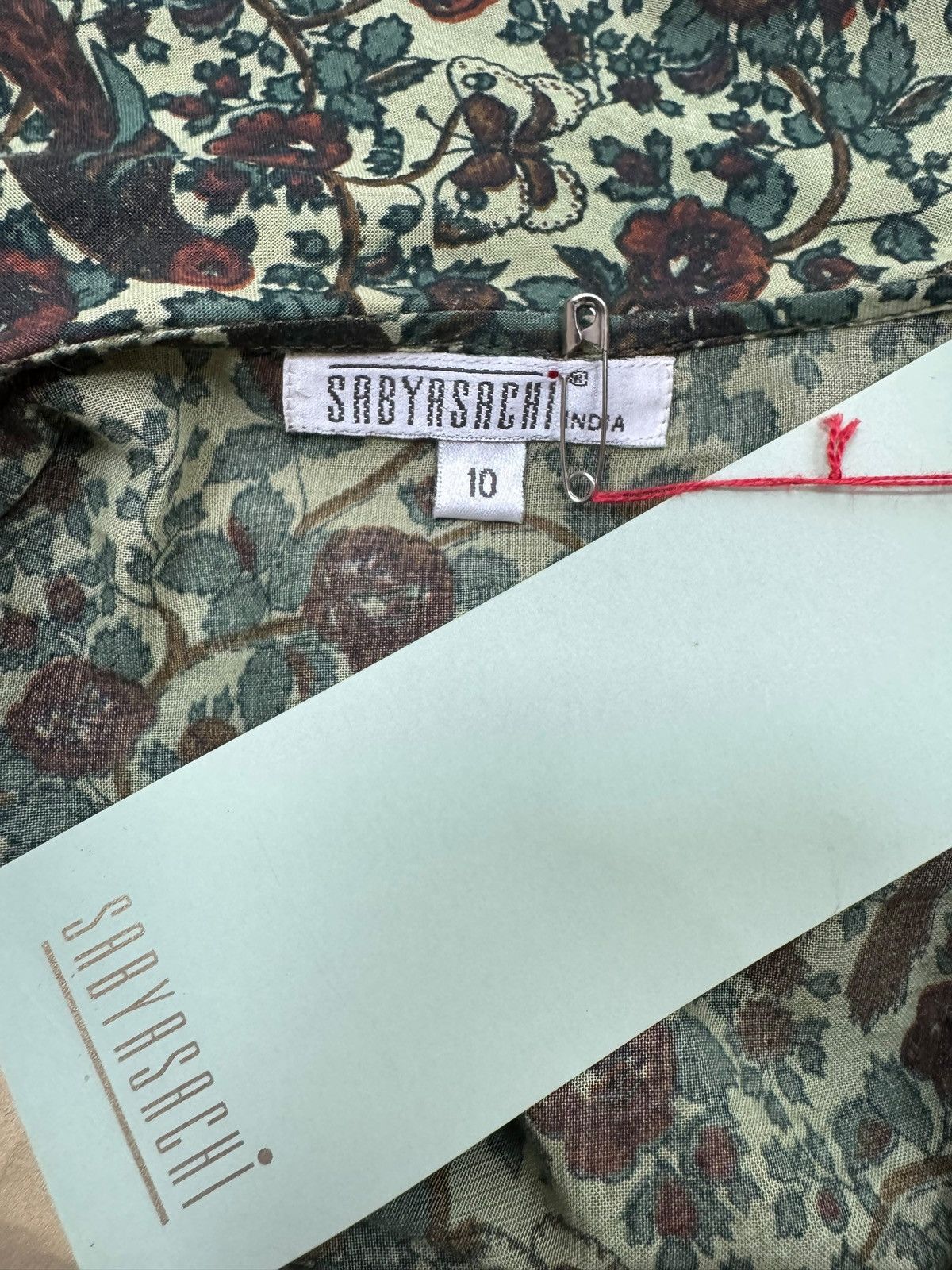 Other Sabyasachi 2in1 Shirt Cotton Silk Vest Hand Stitched size 10 Size M / US 6-8 / IT 42-44 - 18 Thumbnail