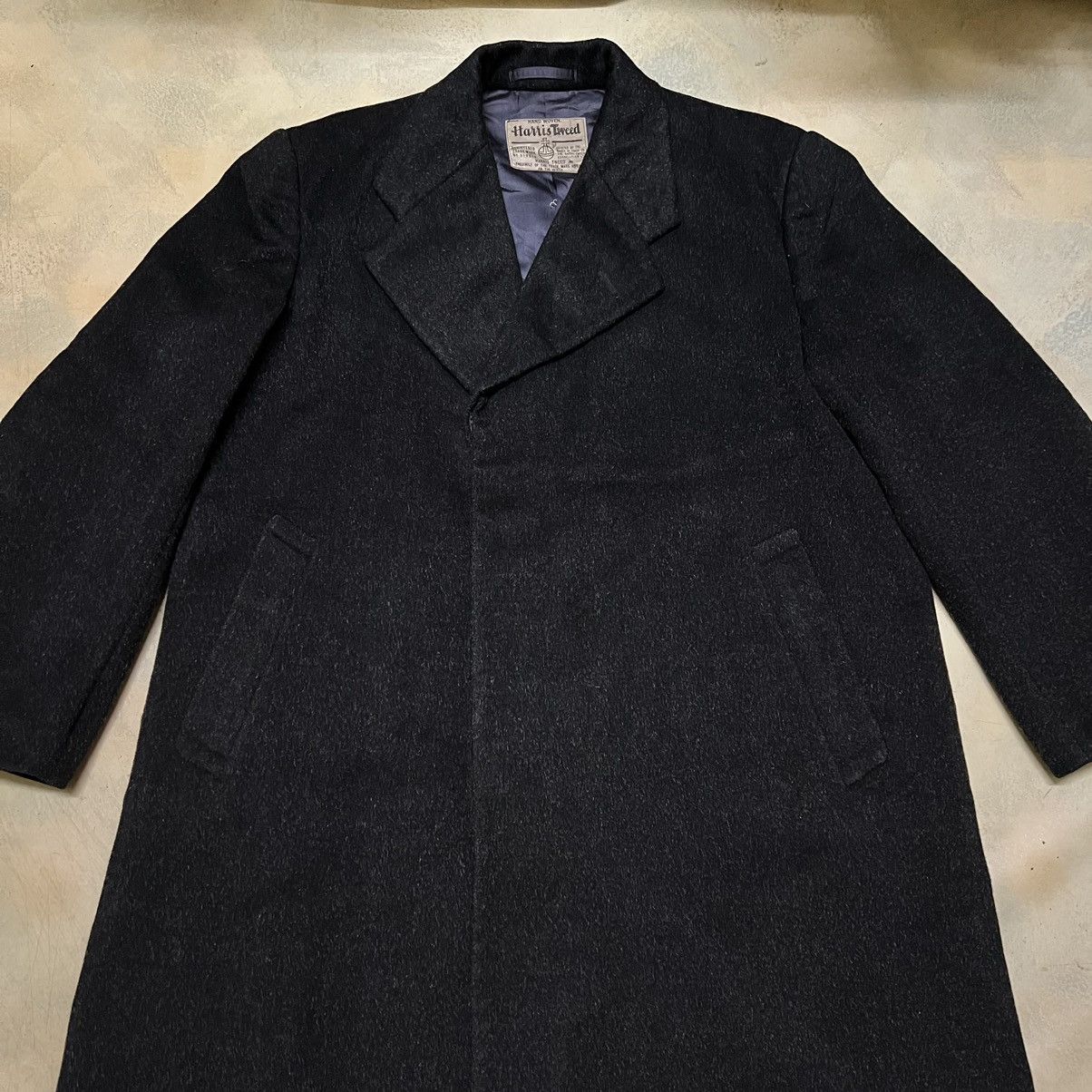 Harris Tweed Harris Tweed Long Coat Heavy Jacket Avant Garde Style Size US L / EU 52-54 / 3 - 2 Thumbnail