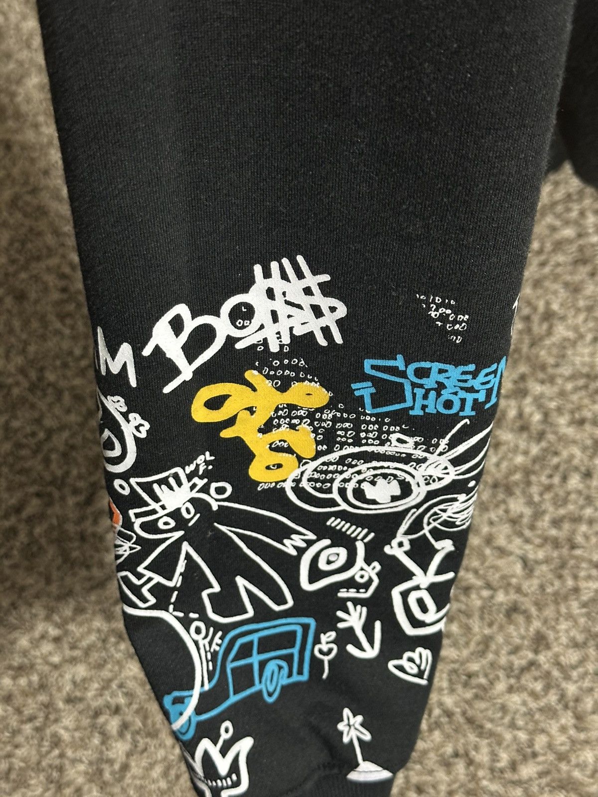 Other SCREENSHOT Mens Urban Premium Fleece Hoodie Embroidery Large Size US L / EU 52-54 / 3 - 8 Thumbnail