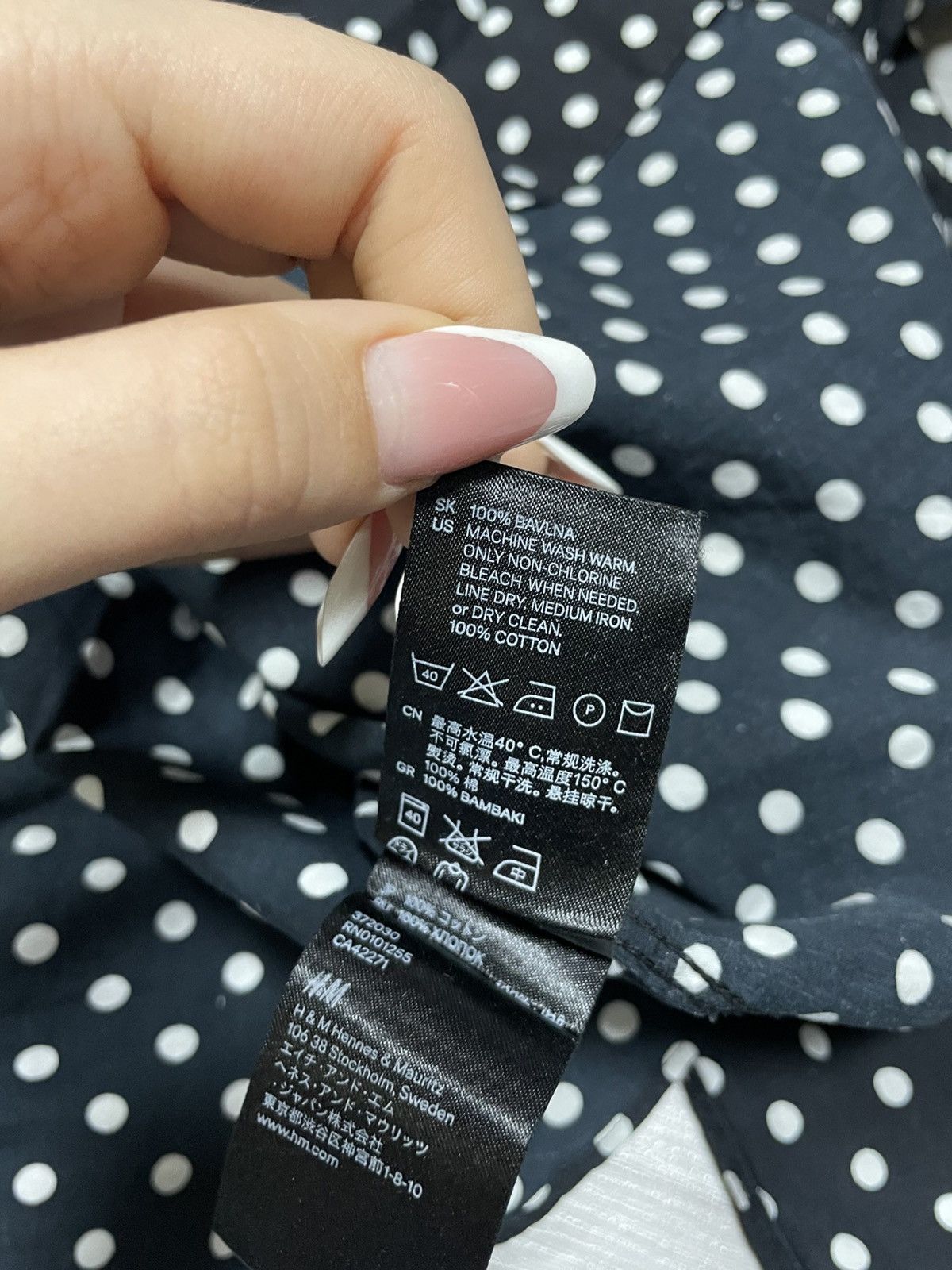 Comme des Garcons Comme Des Garcons HM Polkadot Longsleeve Shirt buttons Size M / US 6-8 / IT 42-44 - 8 Thumbnail