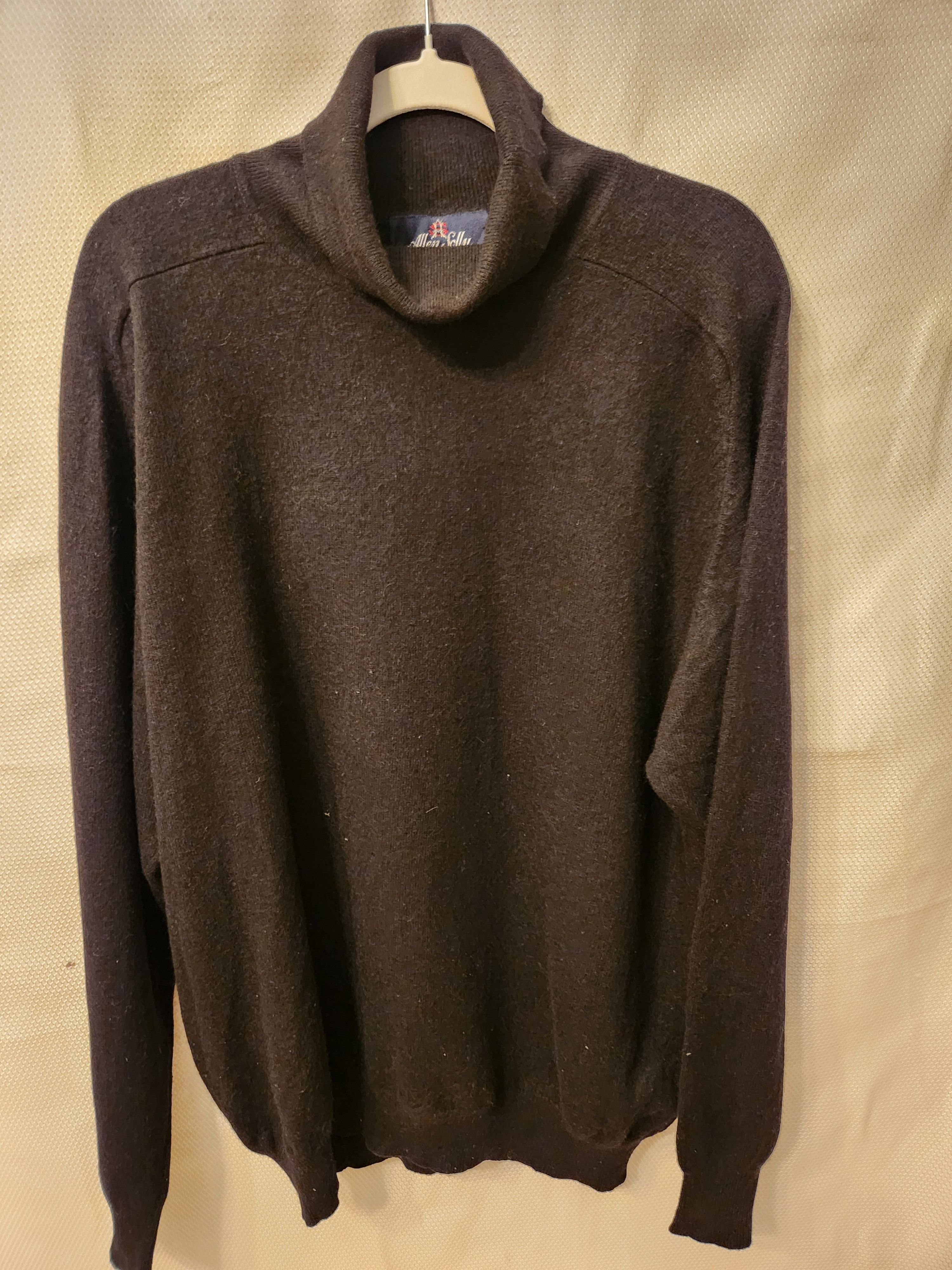 Allen Solly Vintage Allen Solly 100% Cashmere Black Turtleneck Sweater Size US XL / EU 56 / 4 - 1 Thumbnail