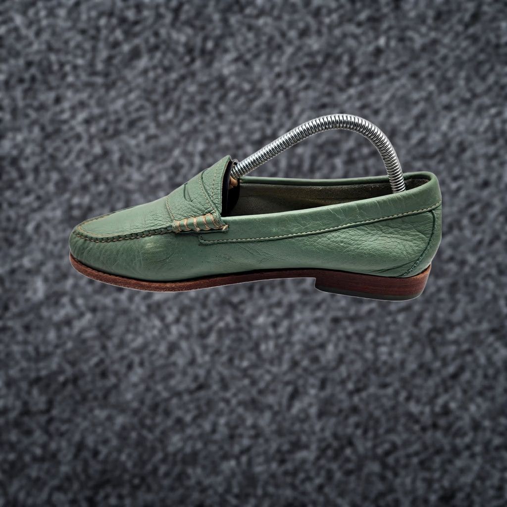Vintage G.H. Bass & Co. Weejuns Leather Penny Loafers Dress Womens 9 M Green Shoes Size M / US 6-8 / IT 42-44 - 1 Thumbnail