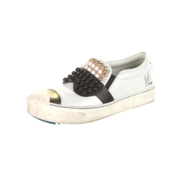 Fendi Fendi Karl Lover Slip-On Sneakers Size US 7 / IT 37 - 5 Thumbnail