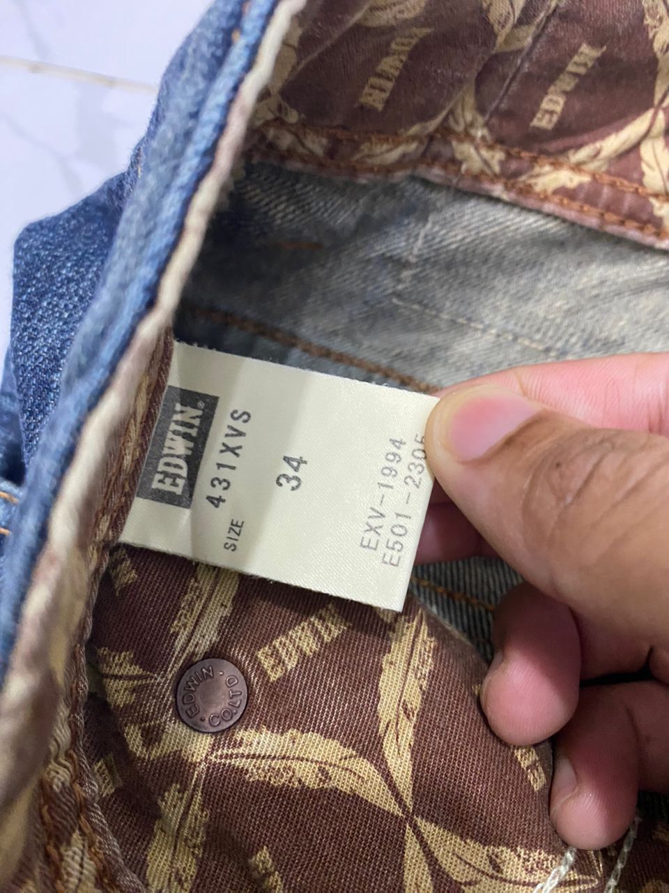 Kapital BAGGY FLARE🔥EDWIN XU DISTRESSED DENIM FLARED JEANS Size US 36 / EU 52 - 10 Thumbnail