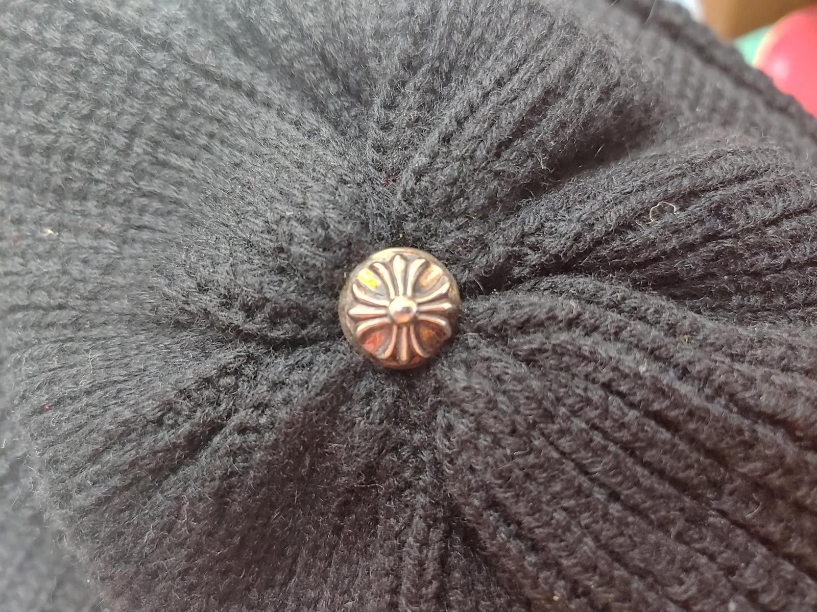 Chrome Hearts Chrome Hearts Leather Star Patch Beanie in Black Size ONE SIZE - 3 Thumbnail