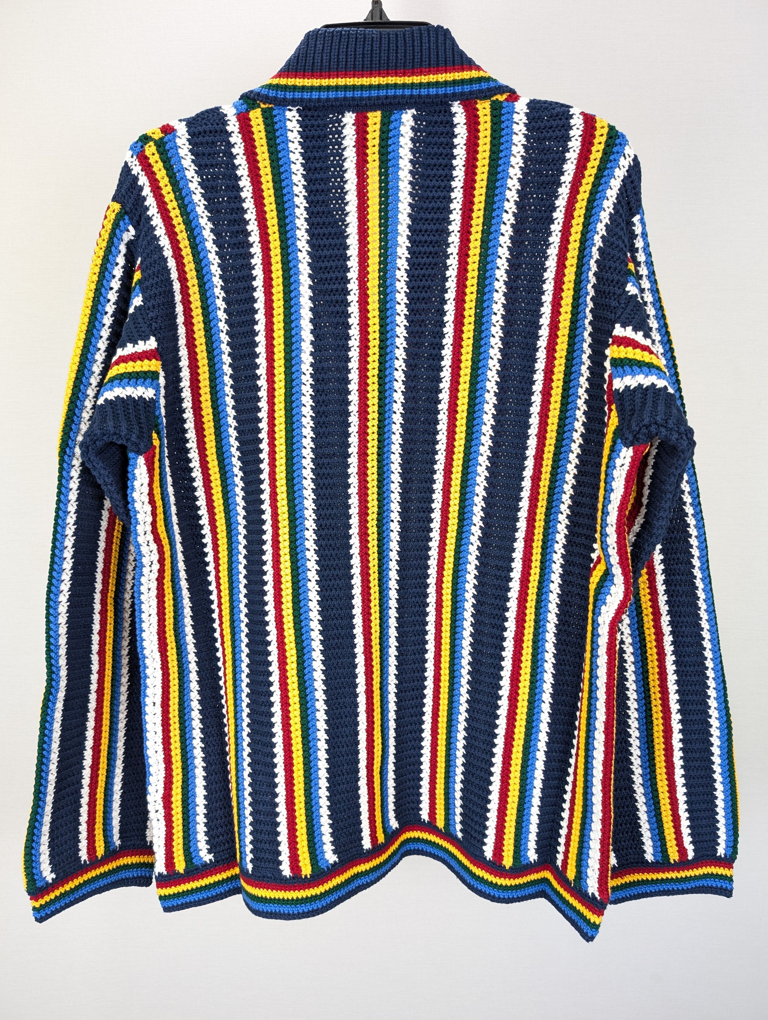 Casablanca o1rshd1 555 / Cotton Crochet Shacket in Navy Size US XL / EU 56 / 4 - 11 Thumbnail