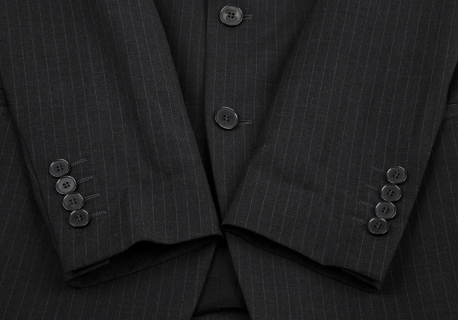 Dolce & Gabbana Pinstripe Narrow Lapel Jacket Charcoal Size 44 Size US S / EU 44-46 / 1 - 5 Thumbnail
