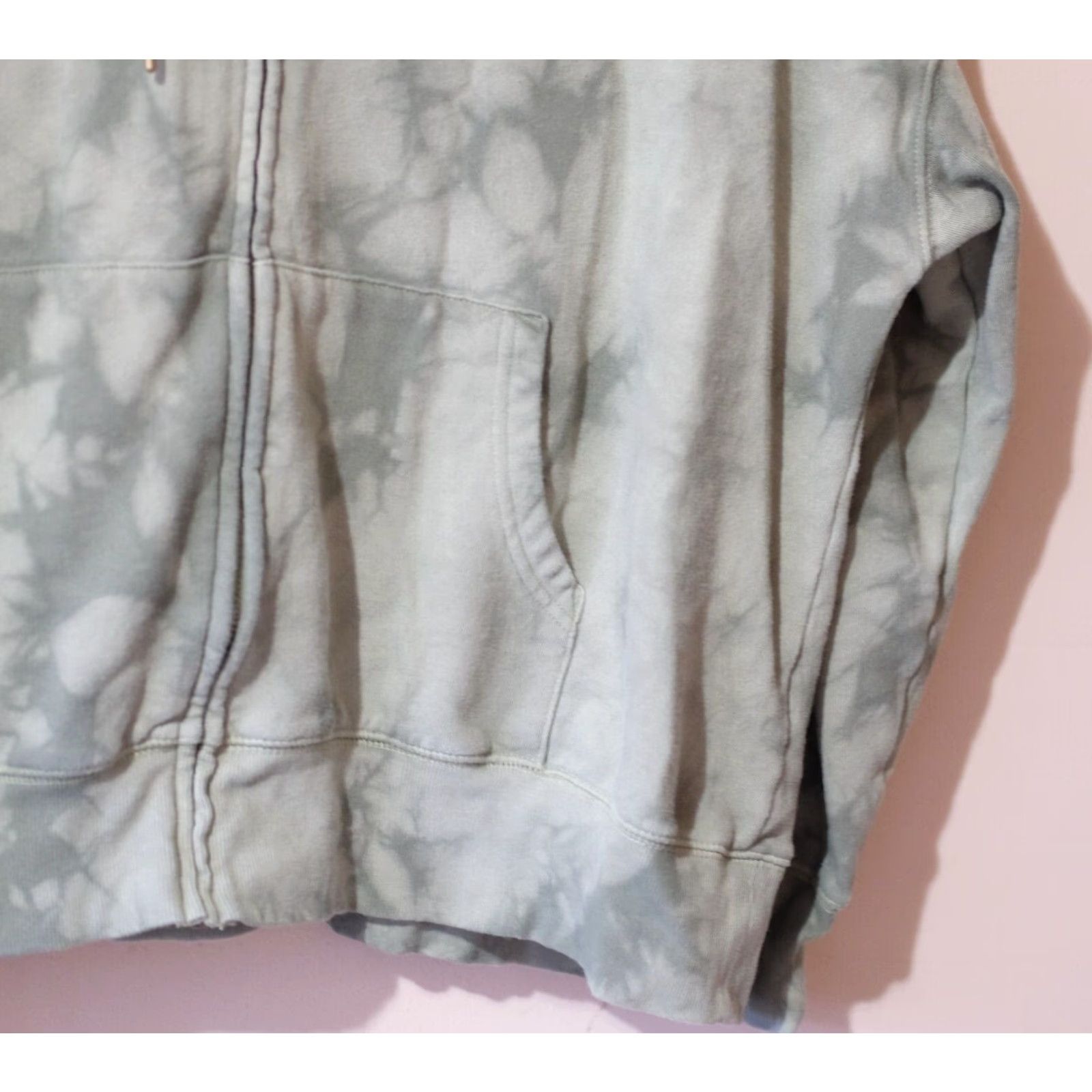 Old Navy Old Navy Hoodie Womens XL Tie Dye Zip-Front Green Size XL / US 12-14 / IT 48-50 - 4 Thumbnail