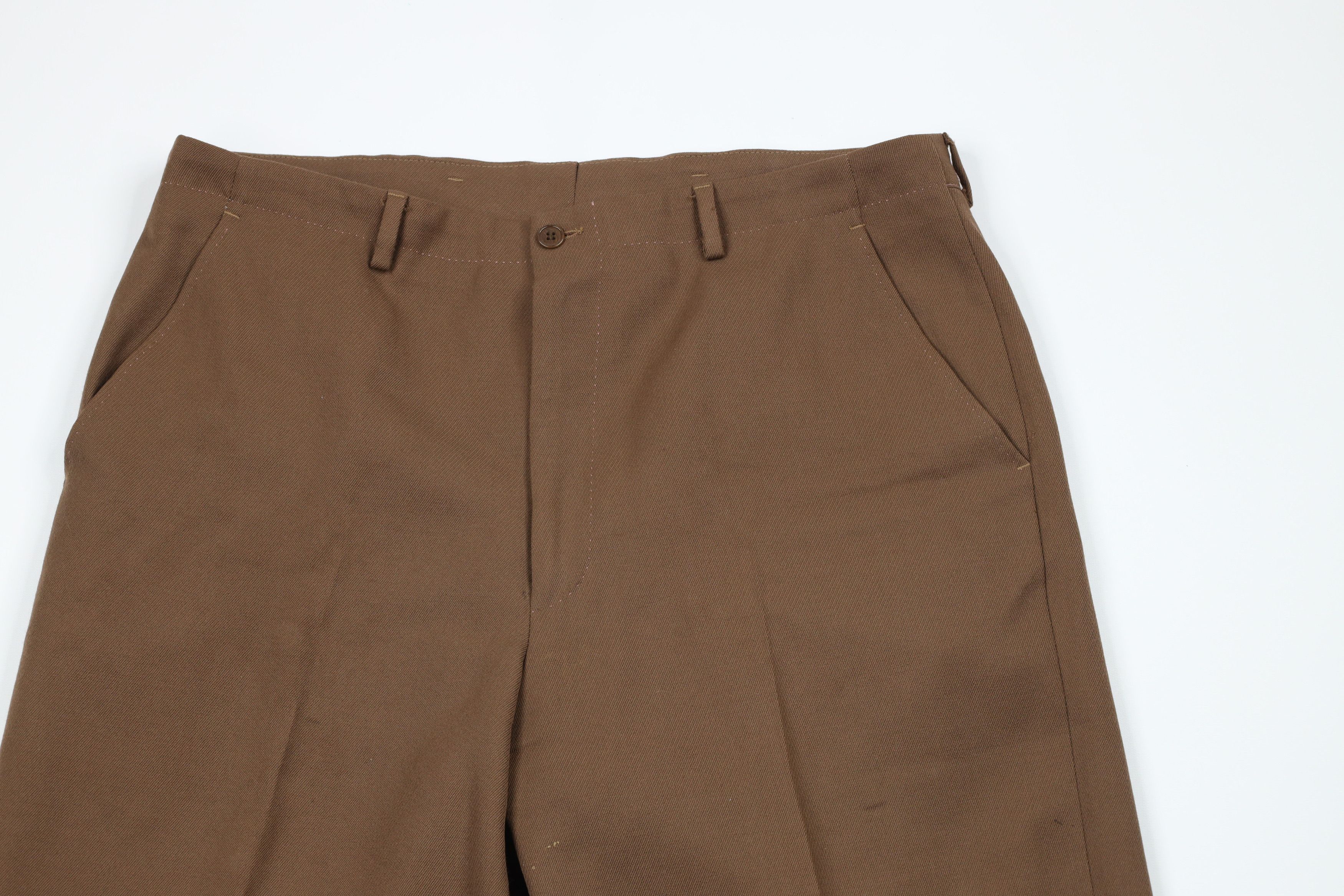 Paul Smith × Vintage Vintage 90s Paul Smith Bergdorf Goodman Wool Pants Brown Size US 36 / EU 52 - 2 Thumbnail