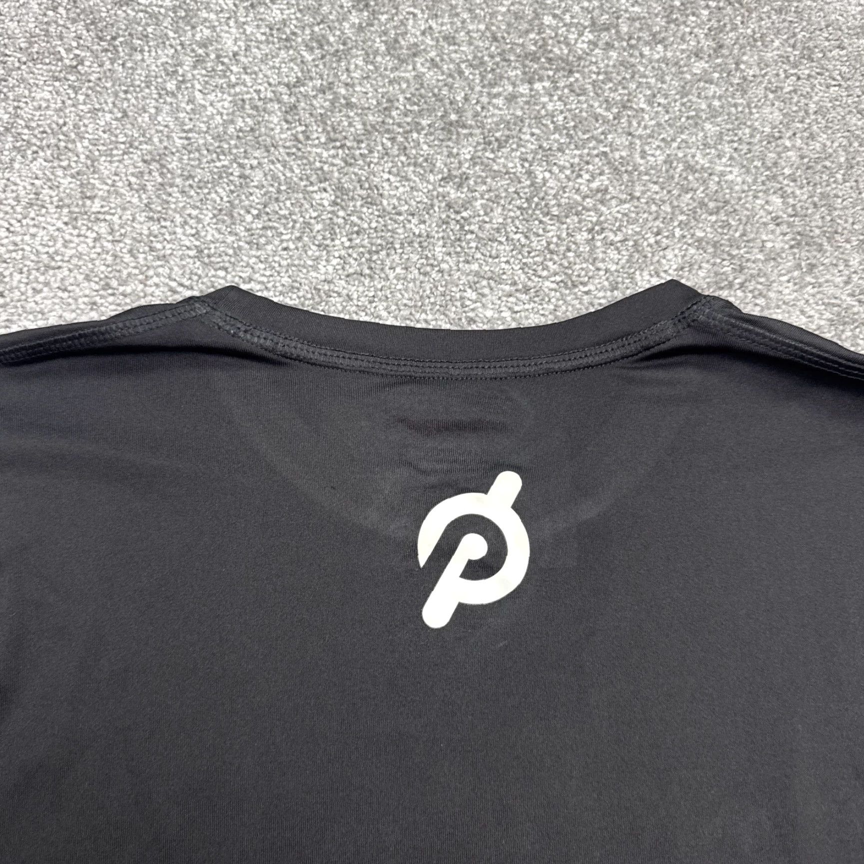 Vintage Peloton T-Shirt Mens Small Black Crew Neck Tee Shirt Short Sleeve Logo Basic All Seasons Activewear Sports Athleisure Shirt Size US S / EU 44-46 / 1 - 3 Thumbnail