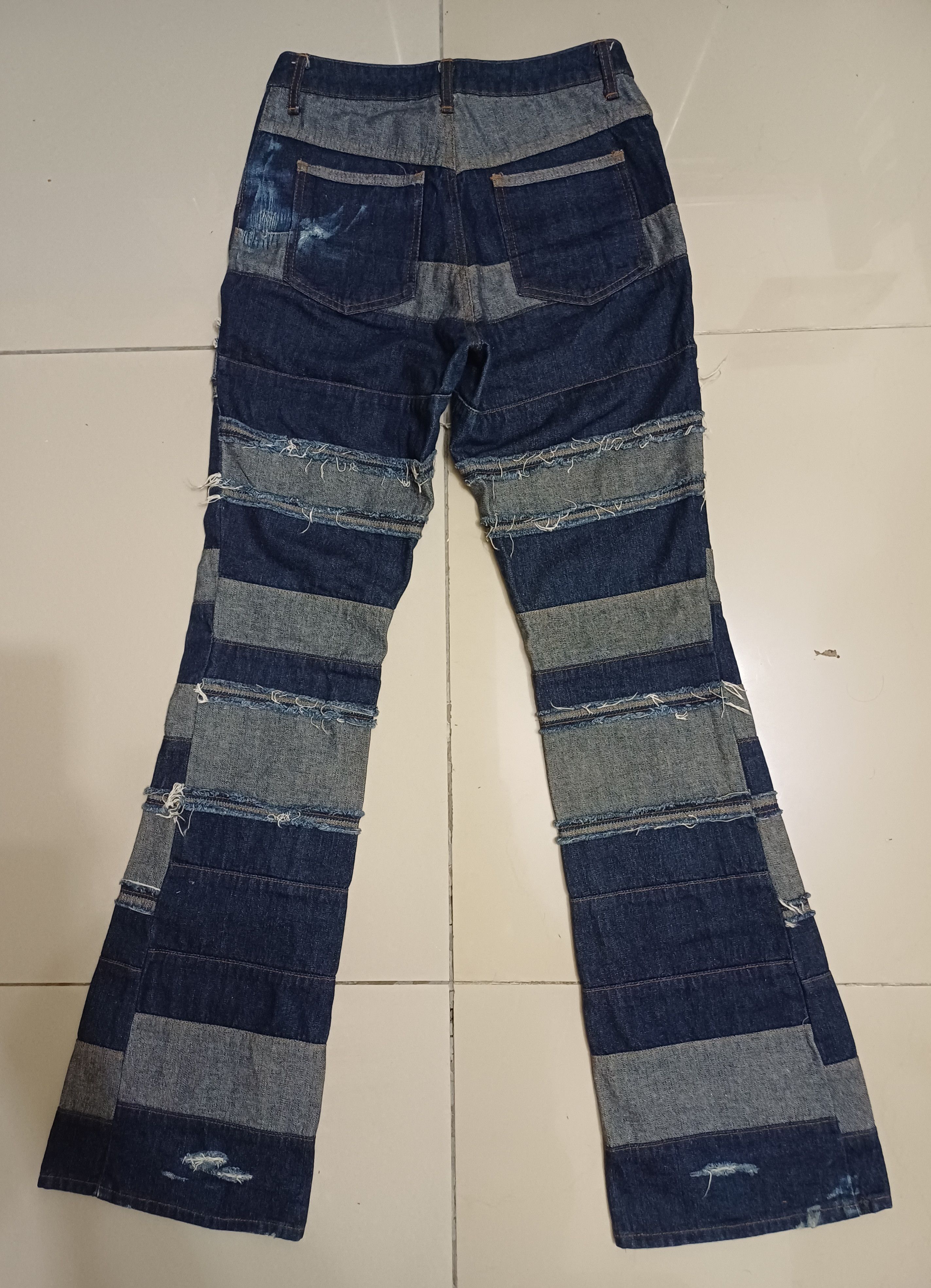 Hysteric Glamour Patchwork flared jeans inspired by Hysteric Glamour Size 28" / US 6 / IT 42 - 3 Thumbnail