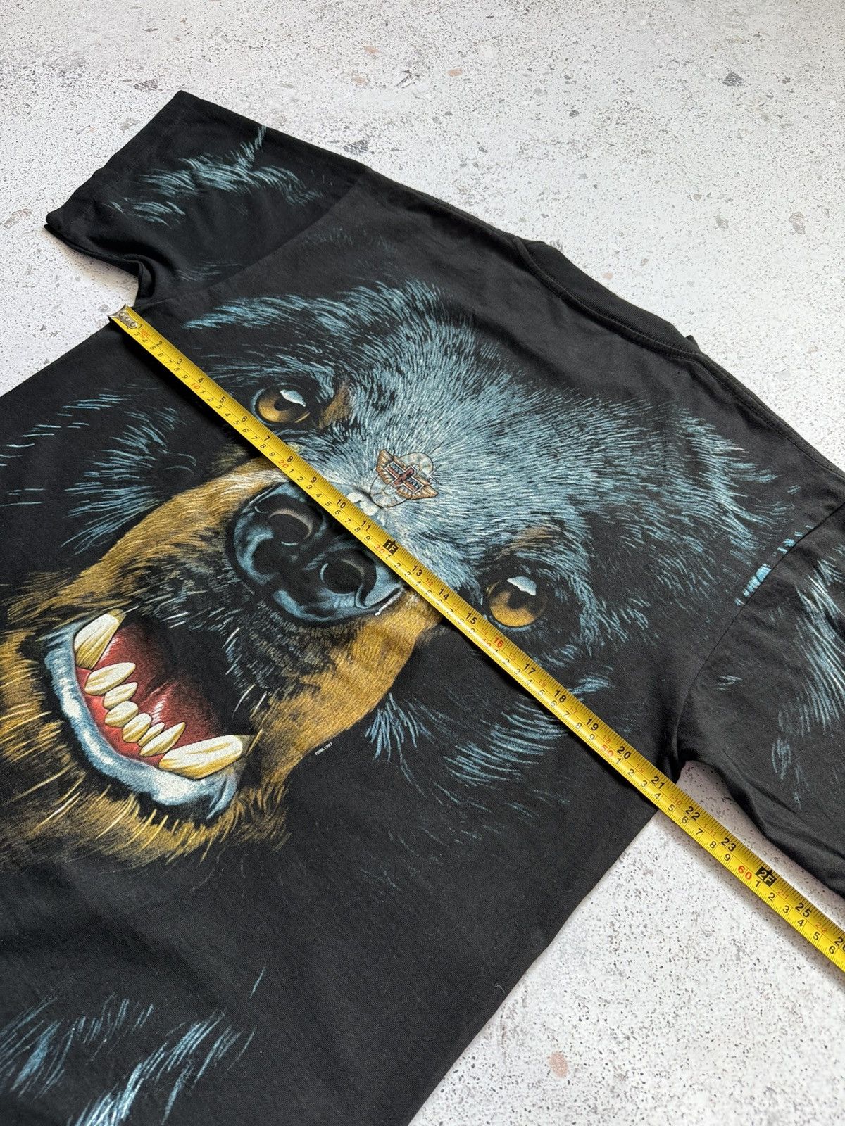 Vintage All over print Rottweiler 1997 tee Size US L / EU 52-54 / 3 - 8 Thumbnail