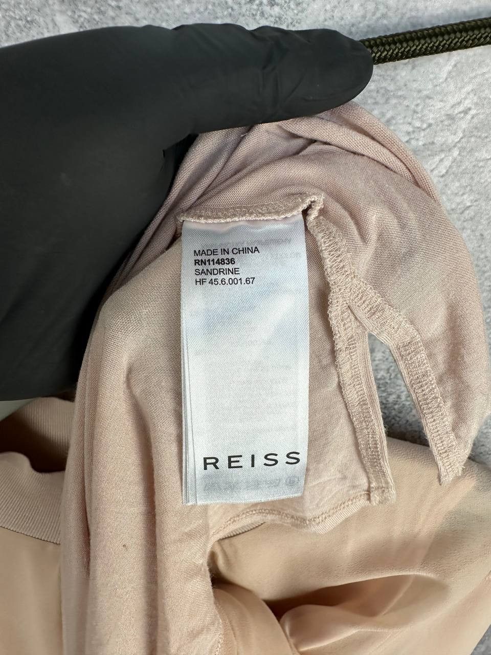 Reiss REISS Sandrine Semi-Sheer Loose Top Blouse Long Sleeve Size L / US 10 / IT 46 - 11 Thumbnail