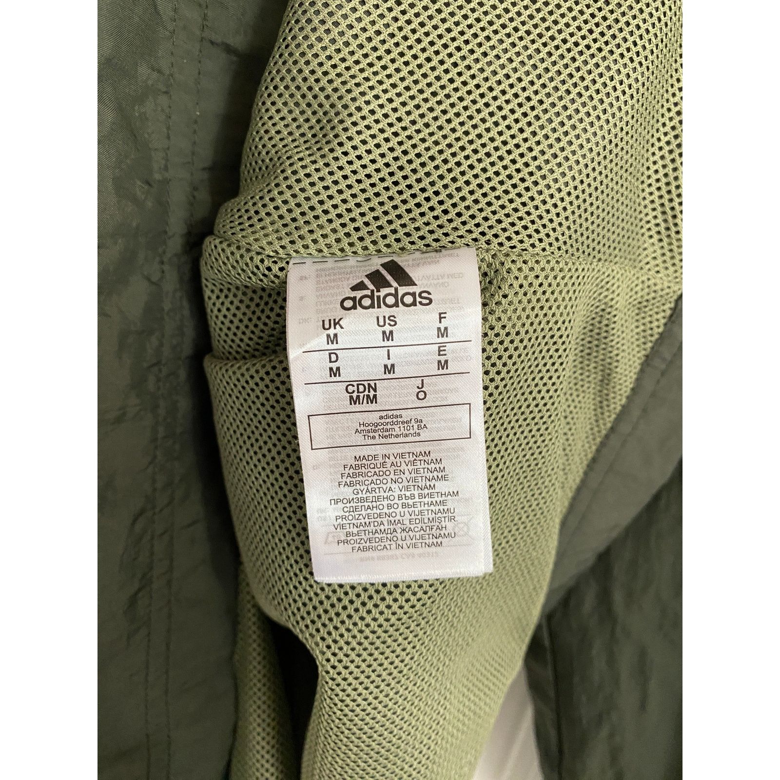 Adidas Minnesota Wild Adidas Army Green Snap-Button Windbreaker - M Size US M / EU 48-50 / 2 - 7 Thumbnail