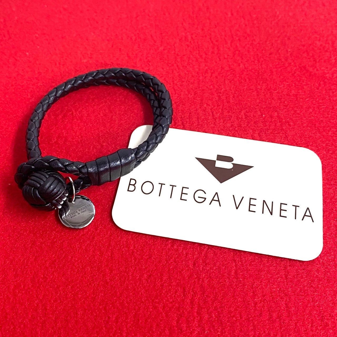 Bottega Veneta Bottega Veneta Bracelet Black Leather Size ONE SIZE - 1 Thumbnail