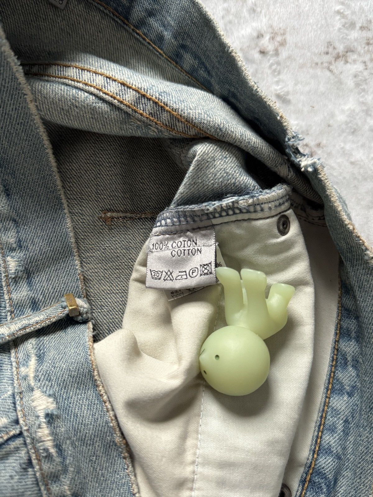 Dior Dior SS06 Crash Denim Size US 28 / EU 44 - 4 Thumbnail