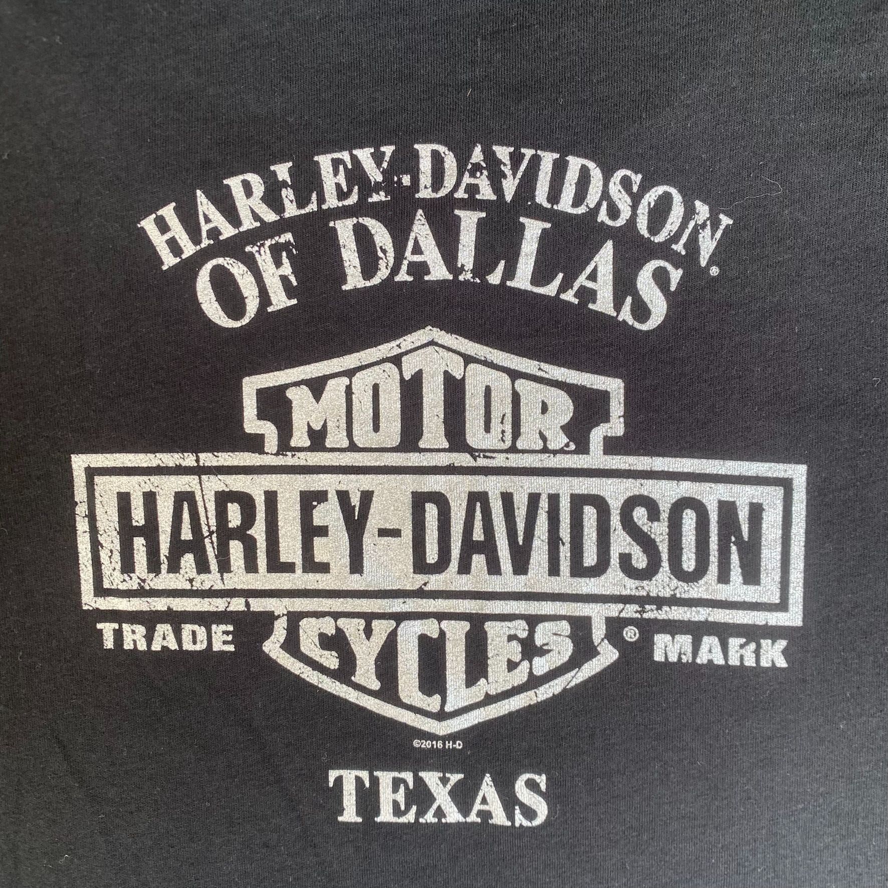 Harley Davidson Vintage Y2K Harley Davidson Skull T-Shirt Dallas Texas Aztec Size L / US 10 / IT 46 - 5 Thumbnail