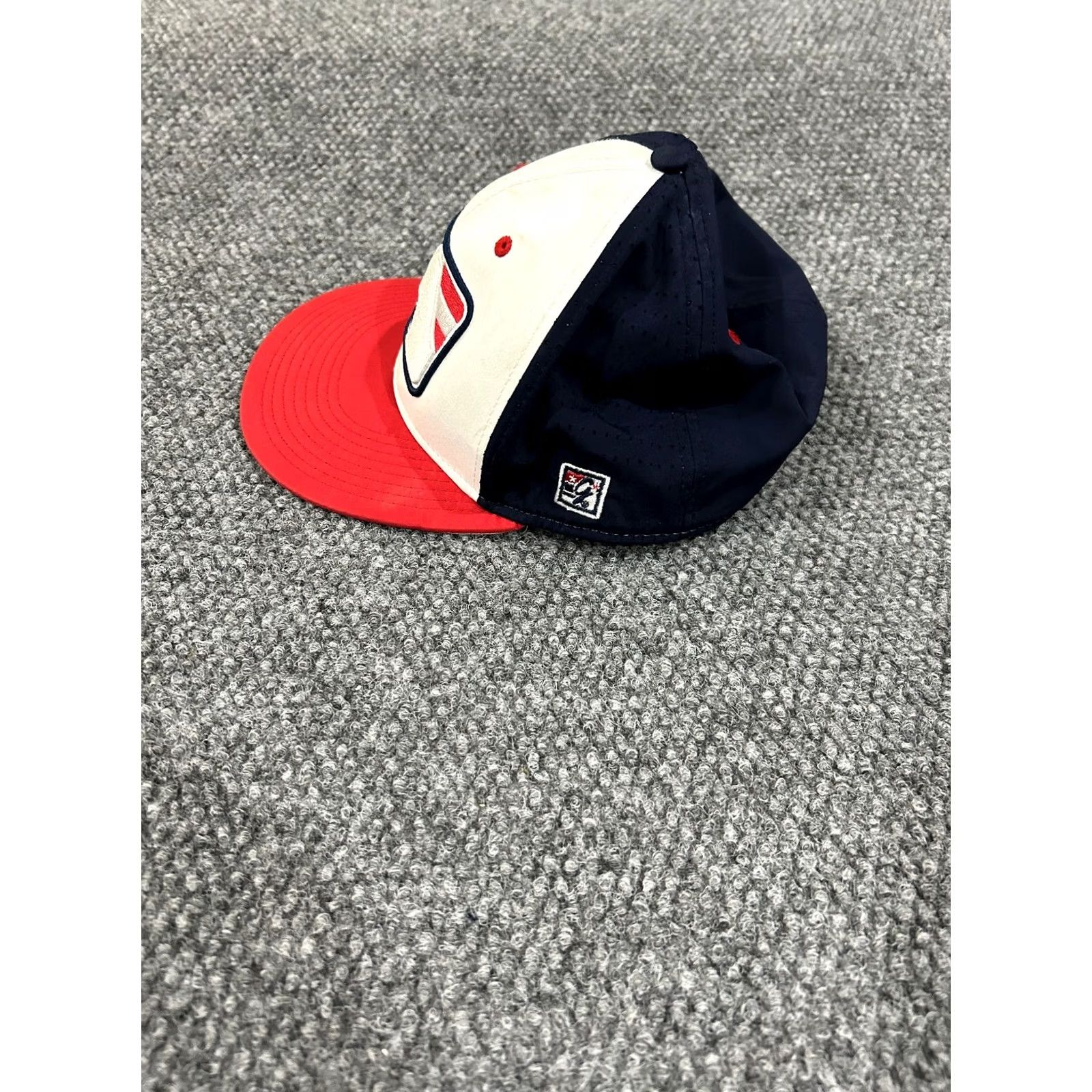 MLB The Game MLB Baseball Cap Mens One Size Adjustable Blue White Red American Flag Logo Beach Casual Sports Hats Size ONE SIZE - 4 Thumbnail