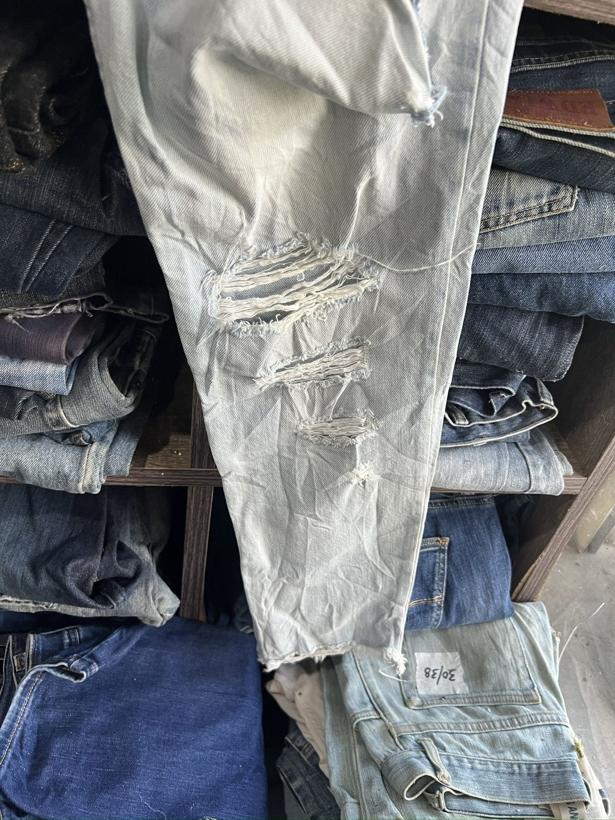 Abercrombie & Fitch 🔥Abercrombie & Fitch Signature Collection Distressed Denim Size US 29 - 9 Thumbnail