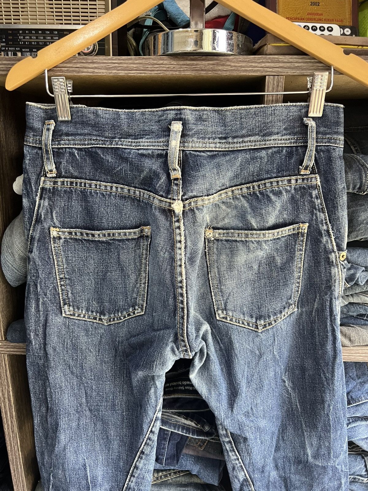 LOWRYS FARM 🔥Rare Lowrys Farm Twist Distressed Denim Size US 31 - 11 Thumbnail