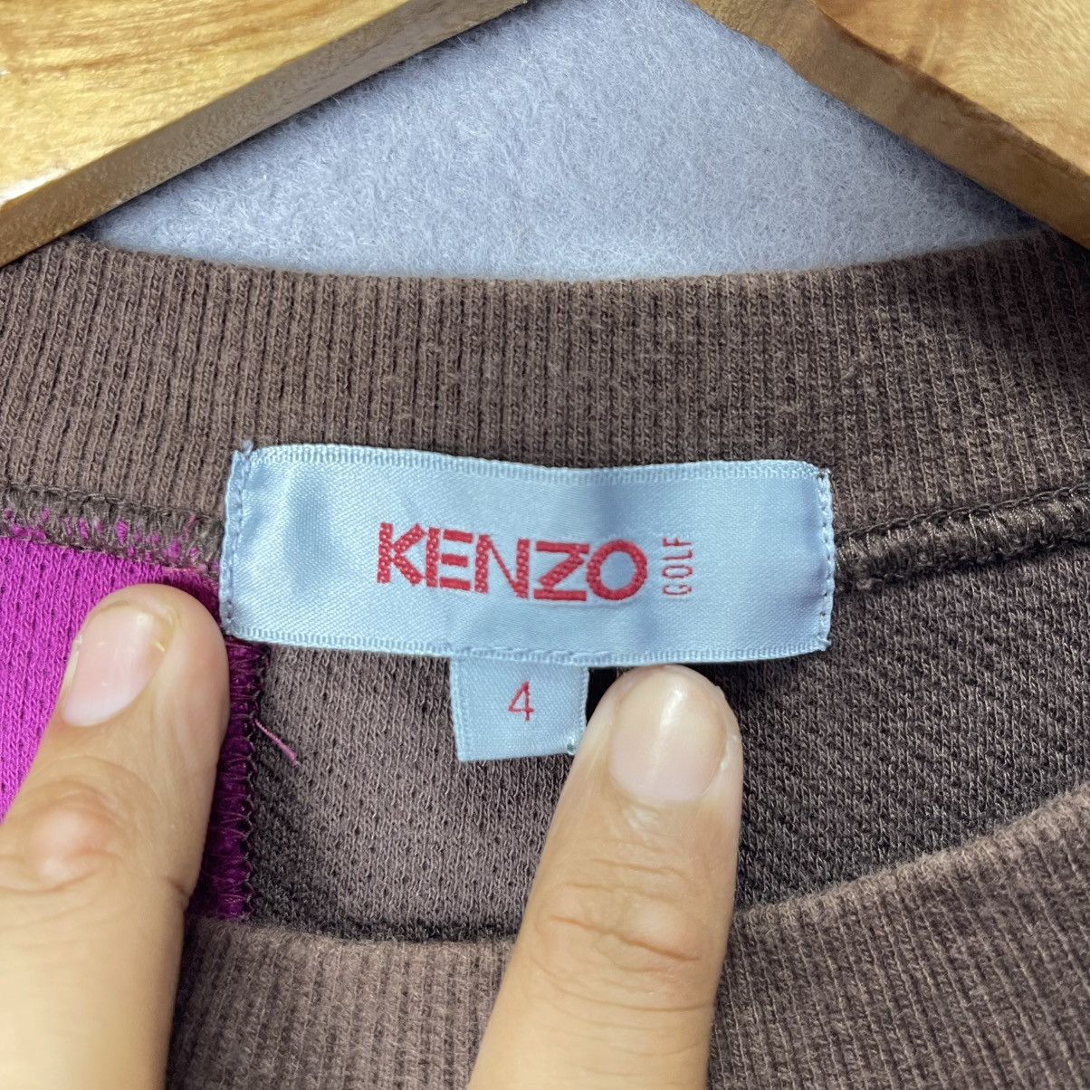 Kenzo Vintage KENZO Golf Patchwork Sweatshirt Made in Japan Size US M / EU 48-50 / 2 - 8 Thumbnail