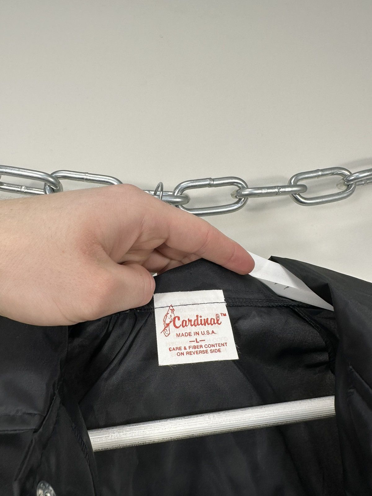 Vintage Vintage 90s Savage Arms Made in USA Black Overshirt Jacket Size US L / EU 52-54 / 3 - 10 Thumbnail