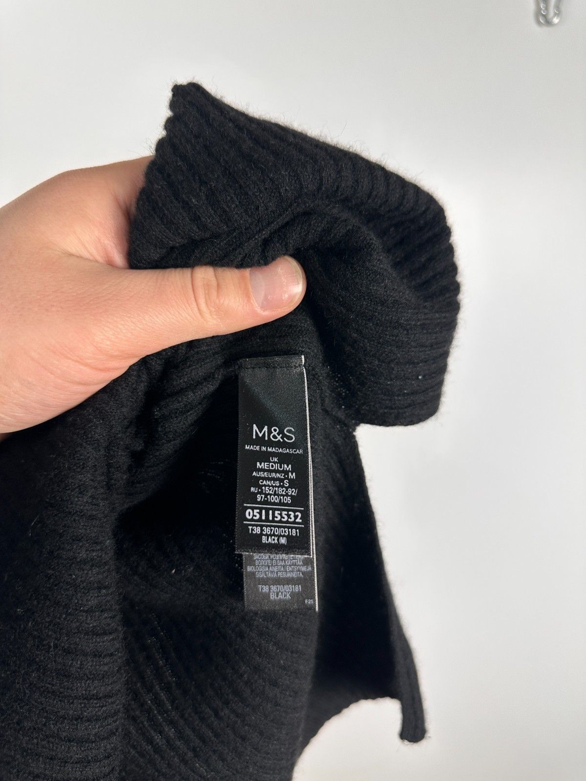Other M&S Autograph 100% Pure Cashmere Black Jumper Size M Size M / US 6-8 / IT 42-44 - 8 Thumbnail