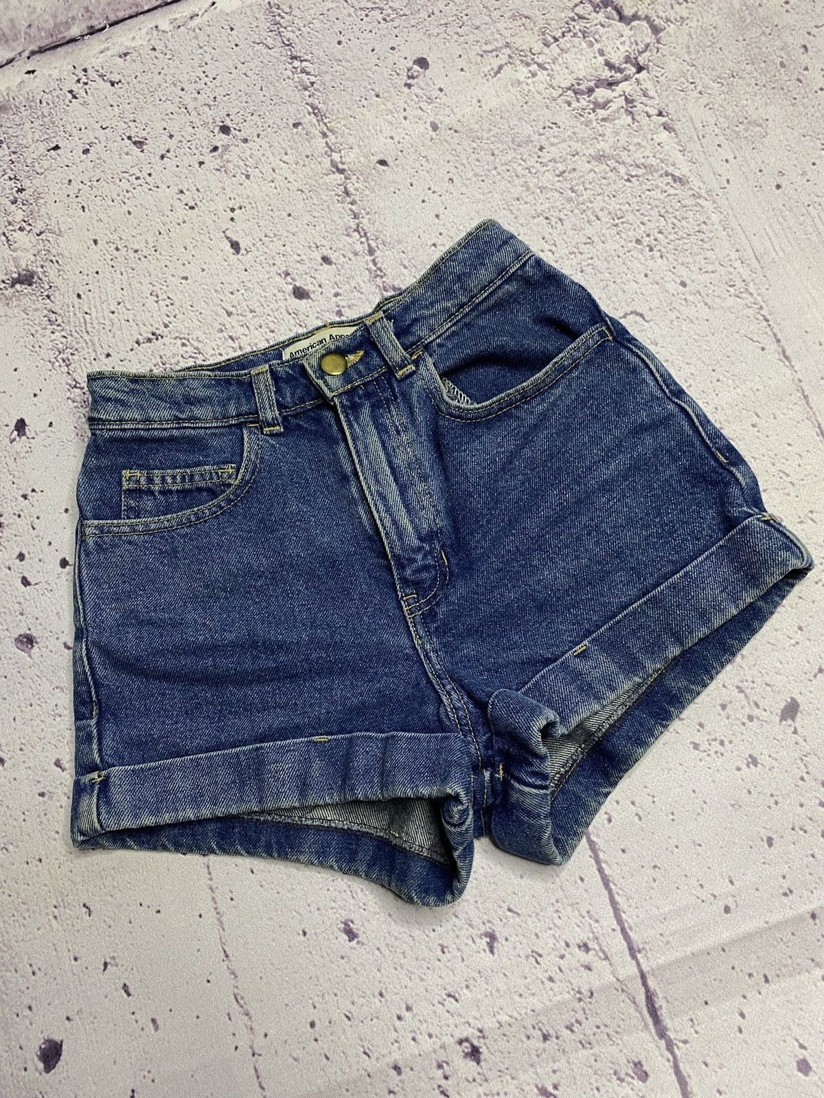 American Apparel Womens Shorts American Apparel japanase brand y2k blue Size 24" / US 00 / IT 34 - 1 Thumbnail