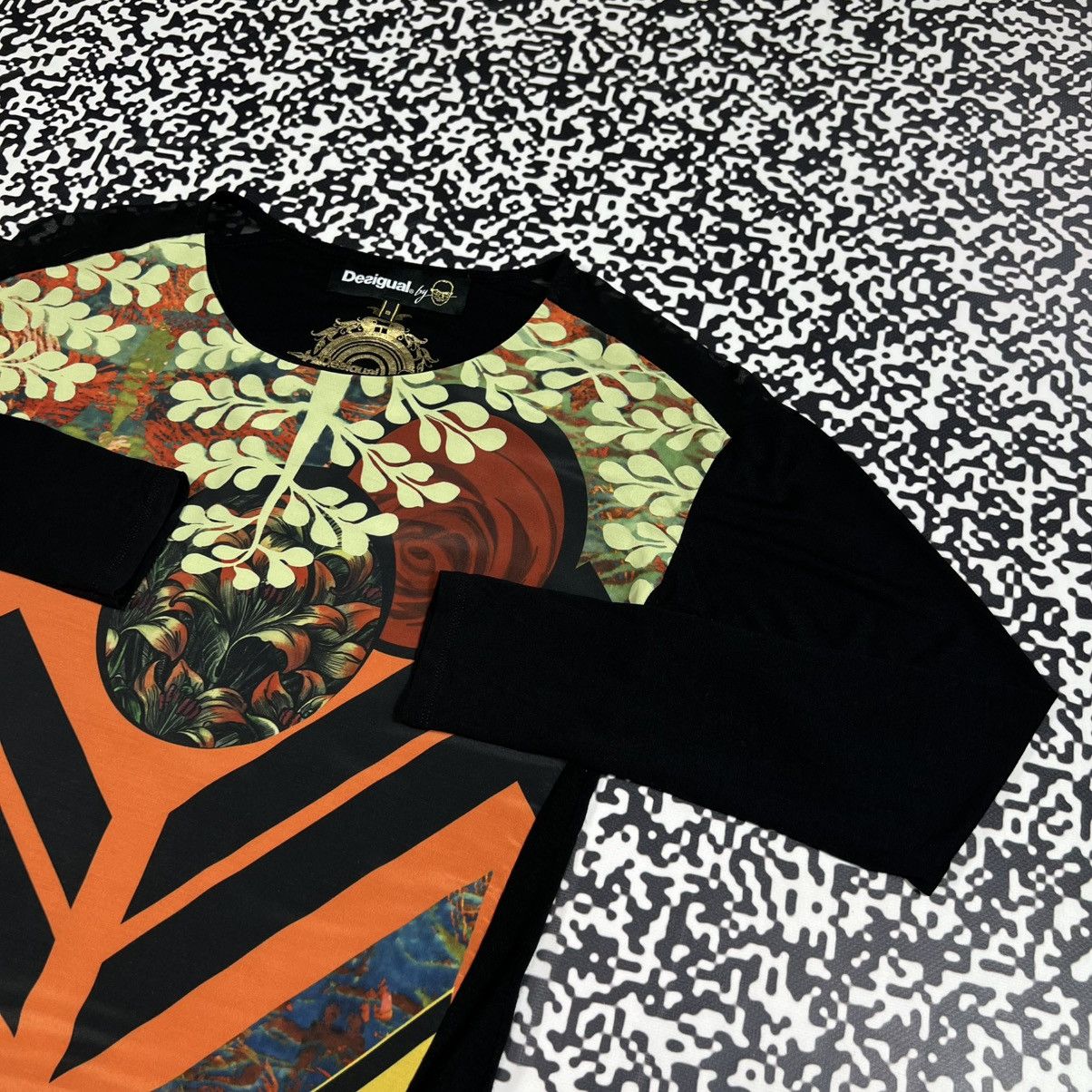 Desigual Vintage Y2K Desigual X Christian Lacroix Abstract Longsleeve Size S / US 4 / IT 40 - 10 Thumbnail