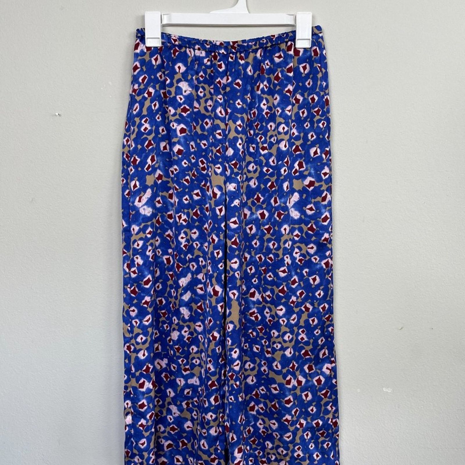 Other Open Edit Satin Wide Leg Lounge Pants, Size XS Size 28" / US 6 / IT 42 - 5 Thumbnail