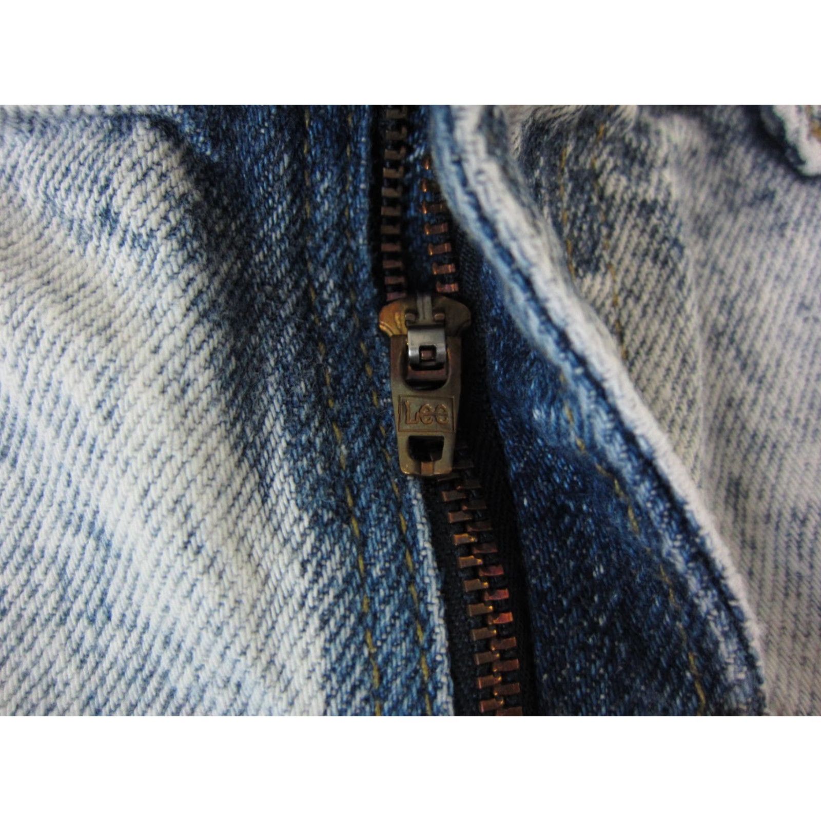 Lee Vintage LEE Jeans Mens 30W x 30L Denim 60s 70s Made in USA Acid Wash Zip Adult Jeans Mens 30 Blue Regular Straight 90s USA Size US 30 / EU 46 - 5 Thumbnail