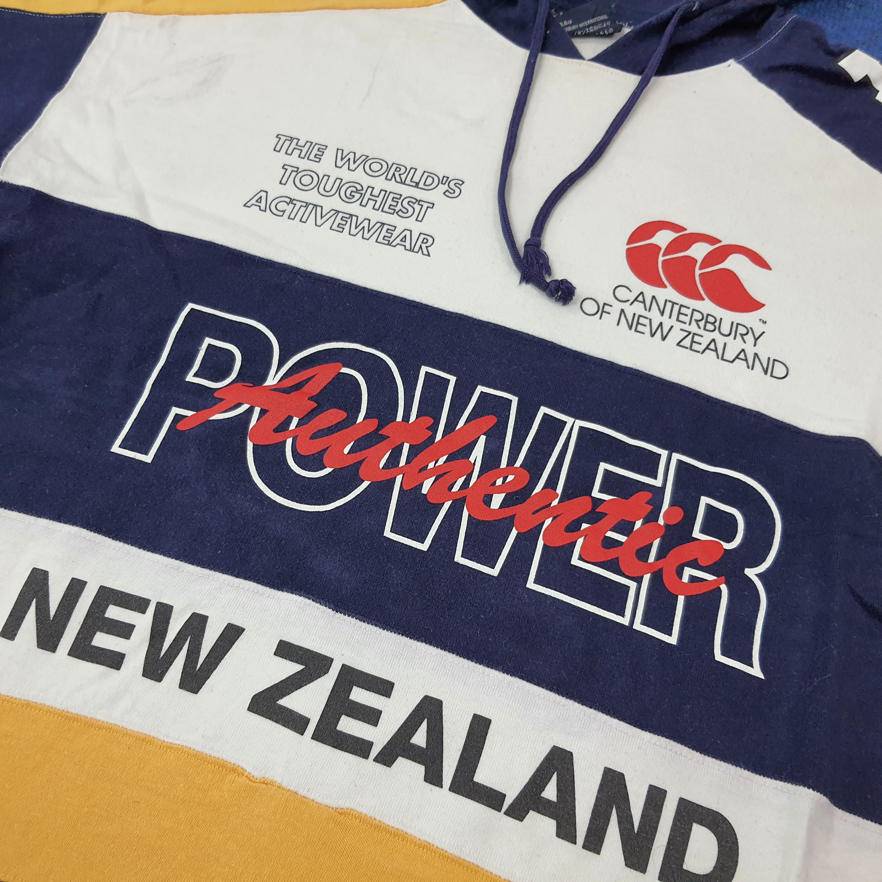 Canterbury of New Zealand Vintage Canterbury Power Authentic Hoodie Tshirt C259N3 Size US L / EU 52-54 / 3 - 3 Thumbnail