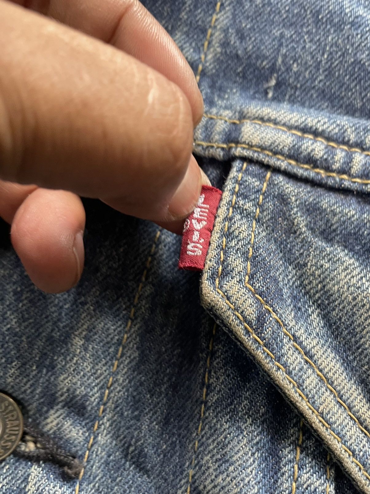 Levi's Vintage 1993 Levis 557 E Denim Jacket Size US M / EU 48-50 / 2 - 13 Thumbnail