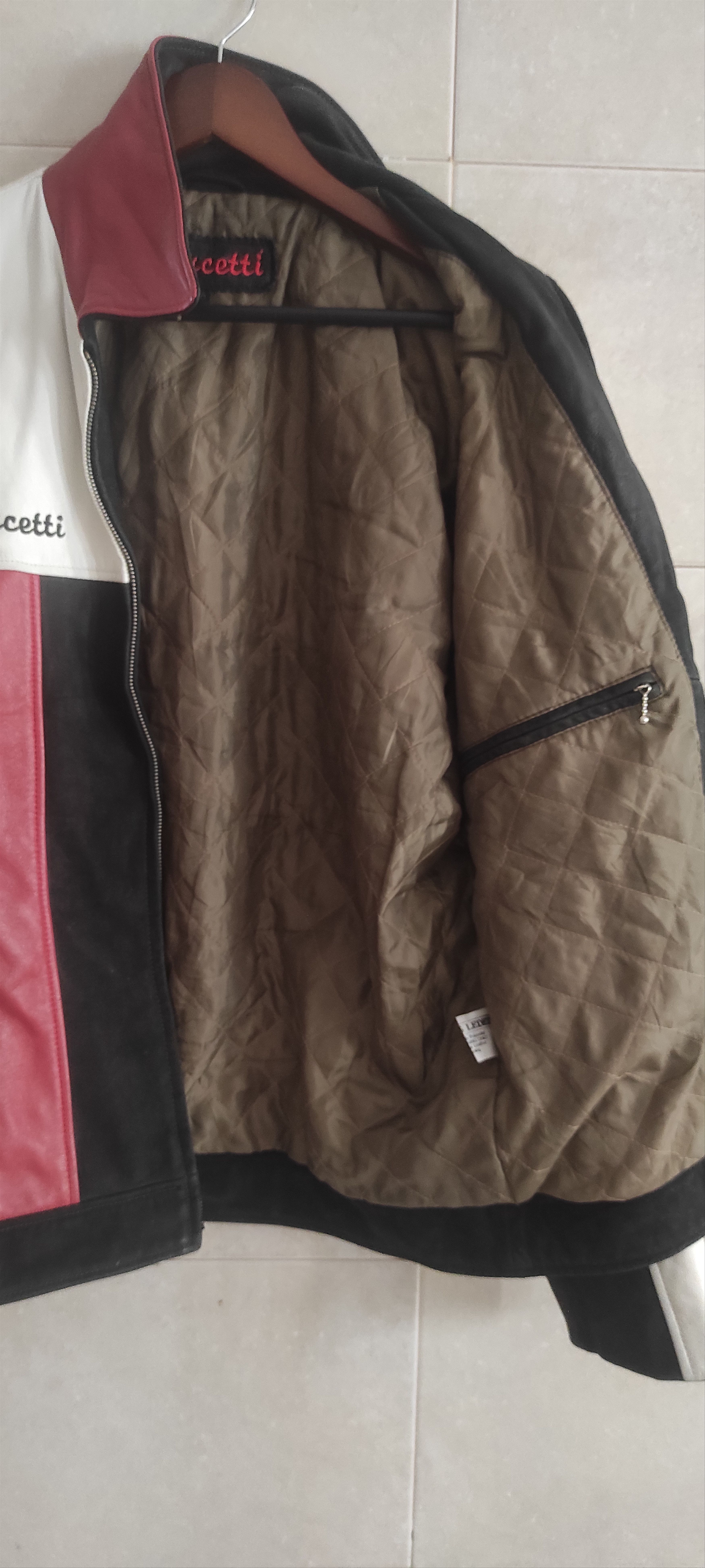Genuine Leather Boncetti Vintage Y2K Leather Motorcycle Racing Jacket Size L Size US L / EU 52-54 / 3 - 15 Thumbnail