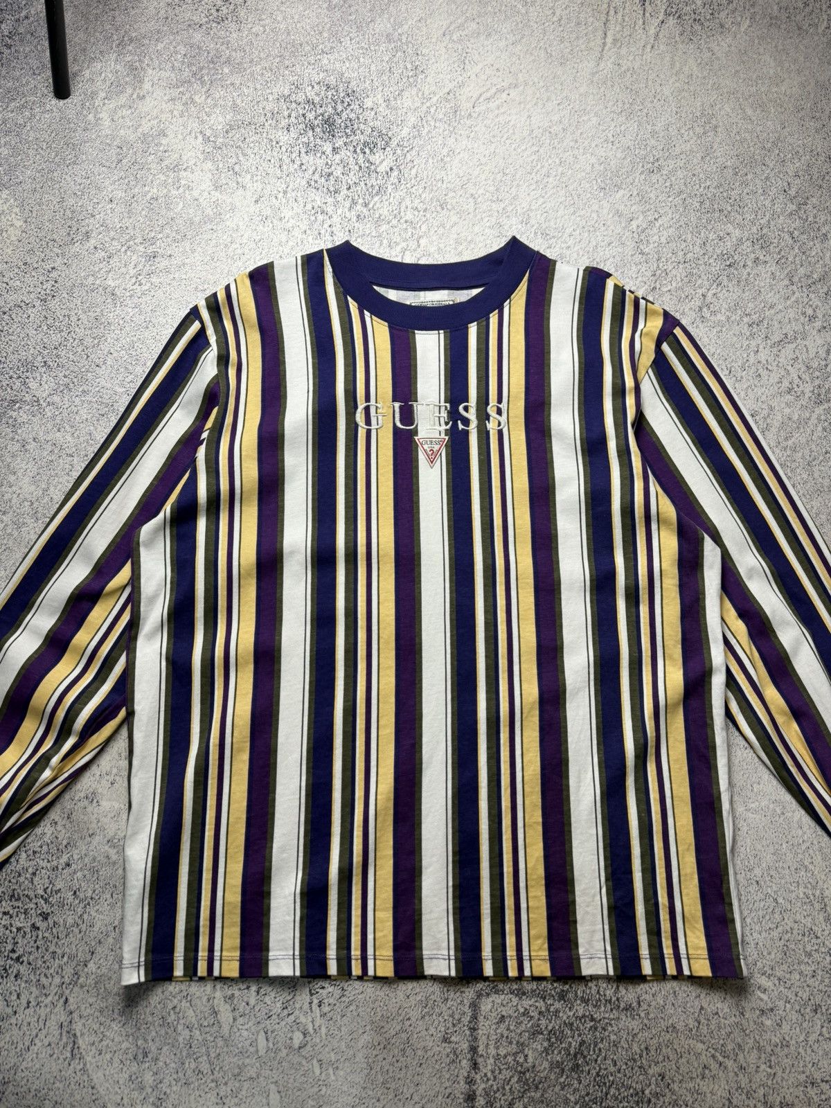 A$AP Rocky Guess x A$AP Rocky Long Sleeve Orange Striped T-Shirt Size US L / EU 52-54 / 3 - 3 Thumbnail