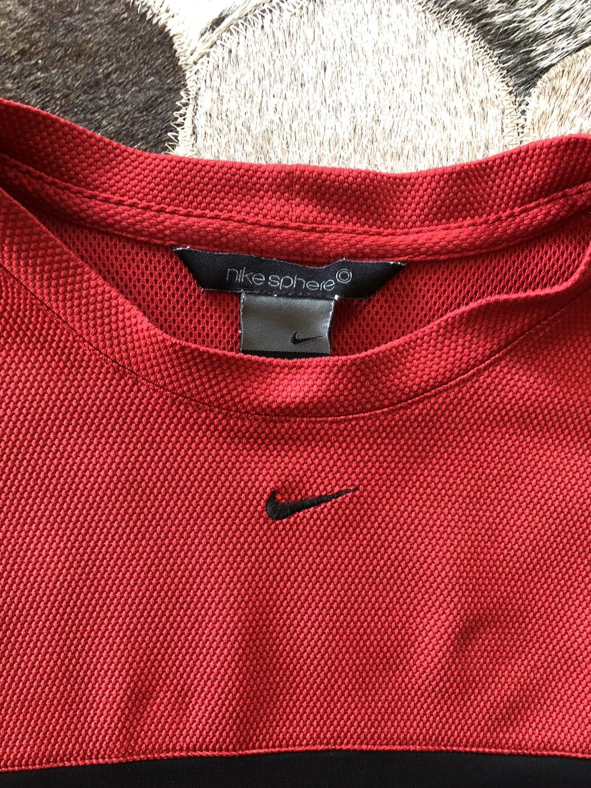 Nike × Vintage CRZY 🔥 Y2K Nike Center Swoosh shirt/jersey Size US L / EU 52-54 / 3 - 4 Thumbnail