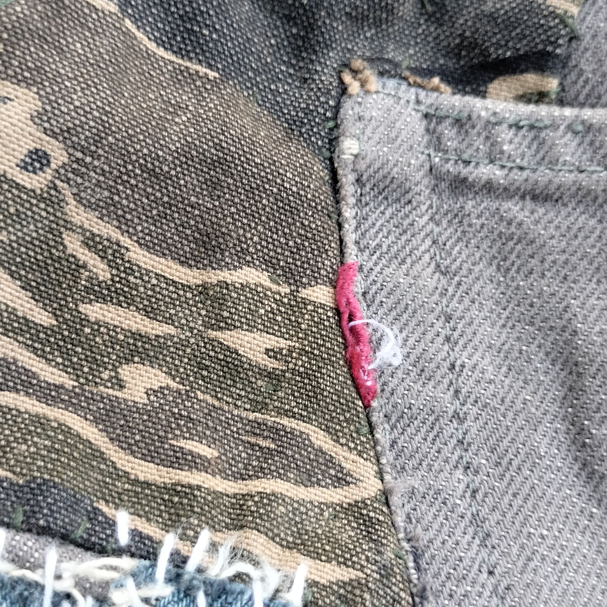 Full Count & Co. Vtg Full count & co patchwork sashiko selvedge denim Size US 32 / EU 48 - 15 Thumbnail