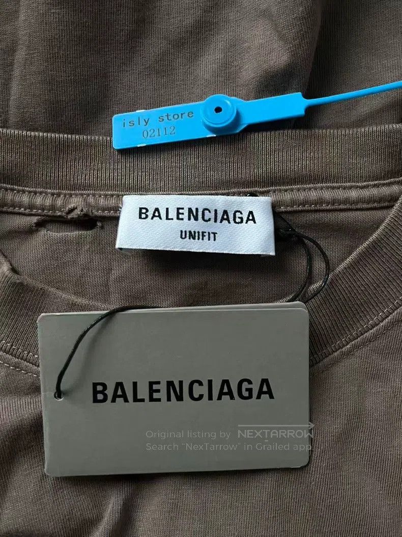 Balenciaga Balenciaga Solid Color Logo Printed Short Sleeve T-Shirt Size US XS / EU 42 / 0 - 4 Thumbnail