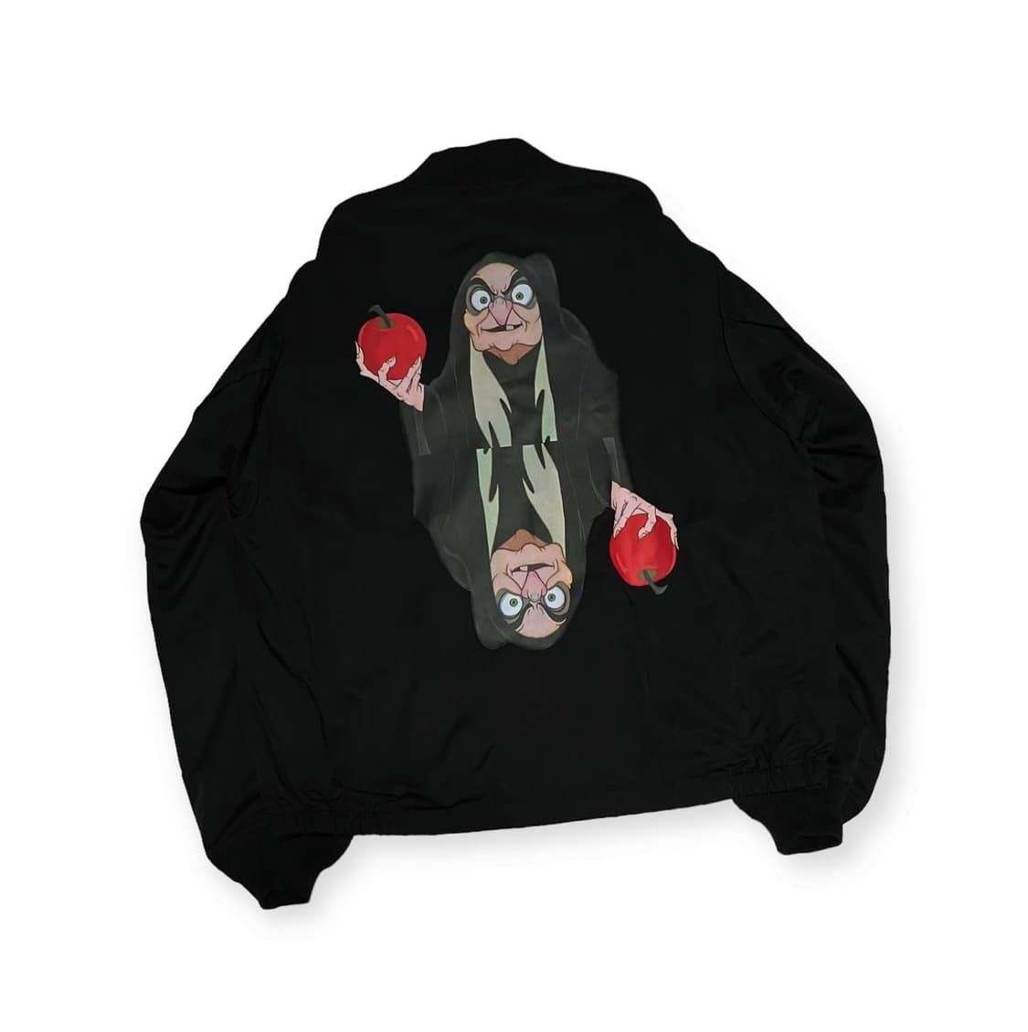 Gu undercover snow white backprint bomber jacket