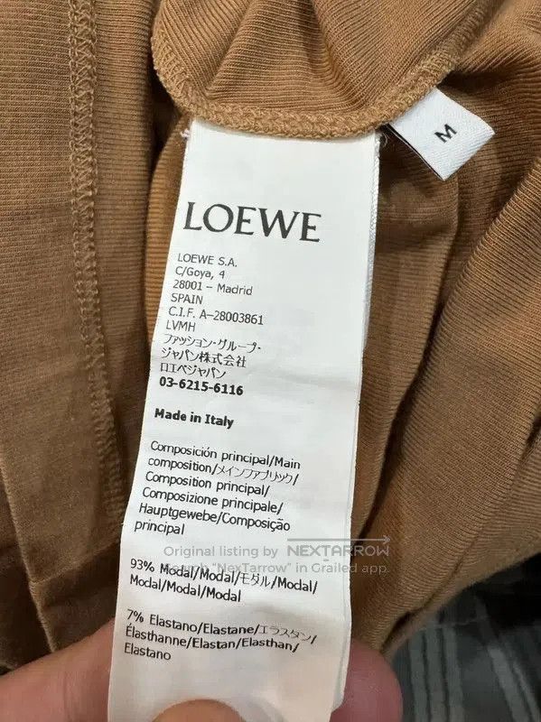 Loewe Loewe Brown Modal Long Sleeve Top . Size M / US 6-8 / IT 42-44 - 4 Thumbnail