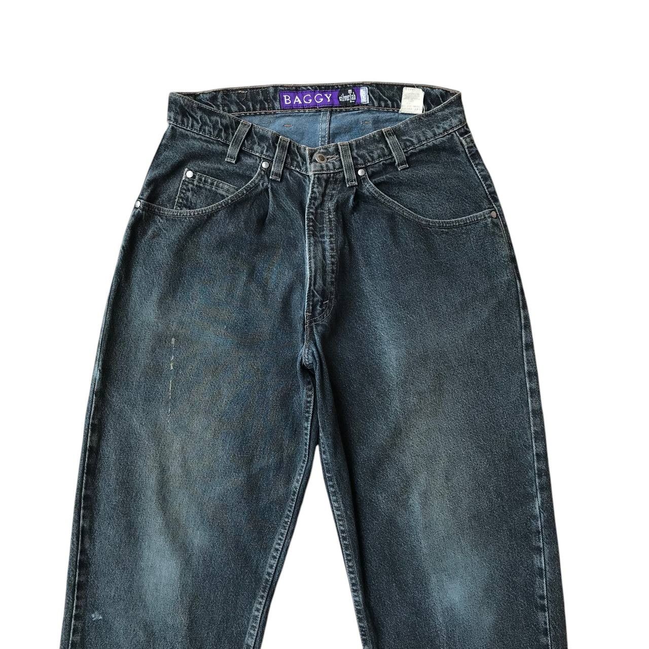 Levi's VINTAGE 1995 LEVIS SILVERTAB BAGGY FIT FADED BLACK Size US 32 / EU 48 - 5 Thumbnail